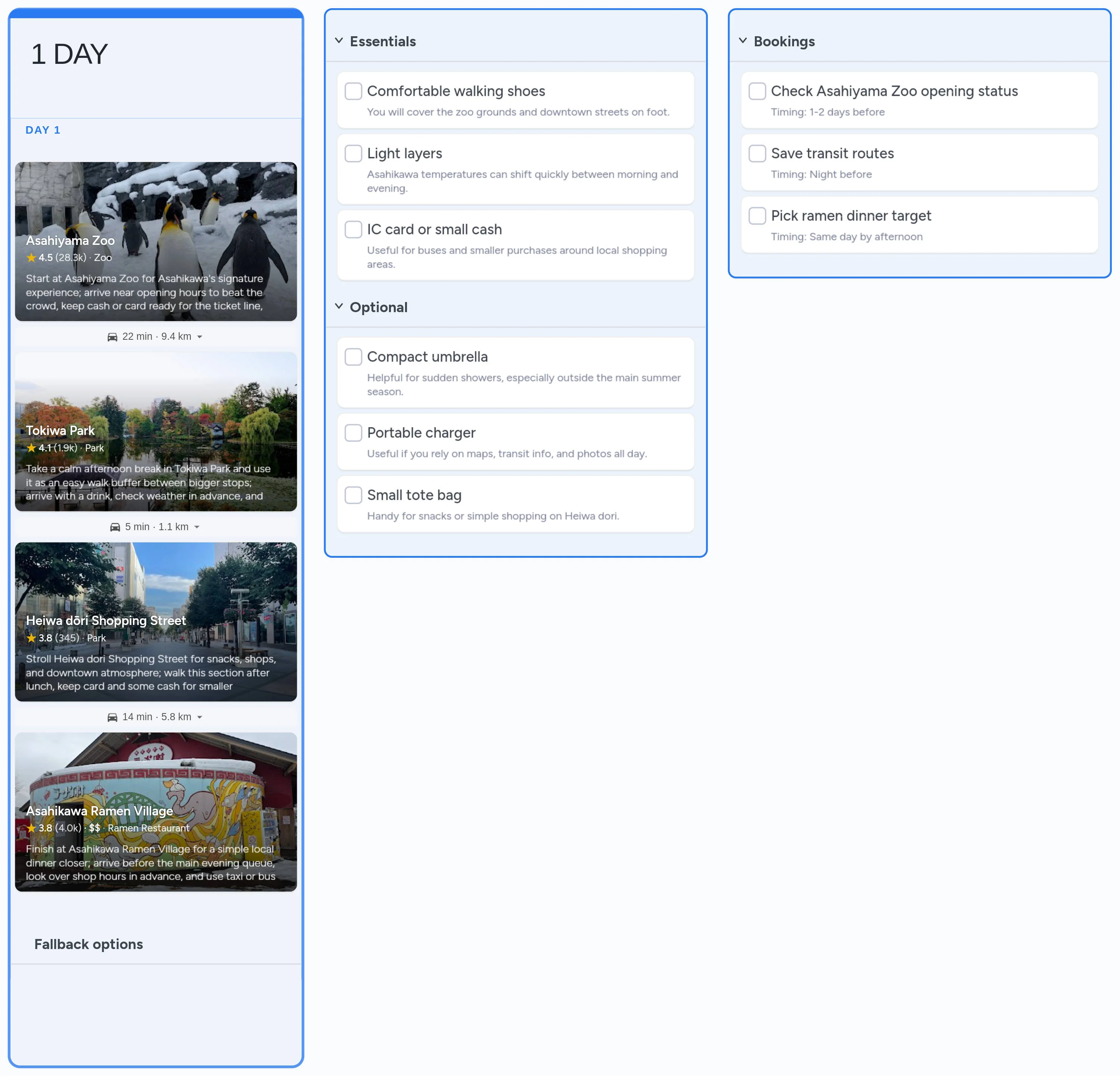 Asahikawa template board preview