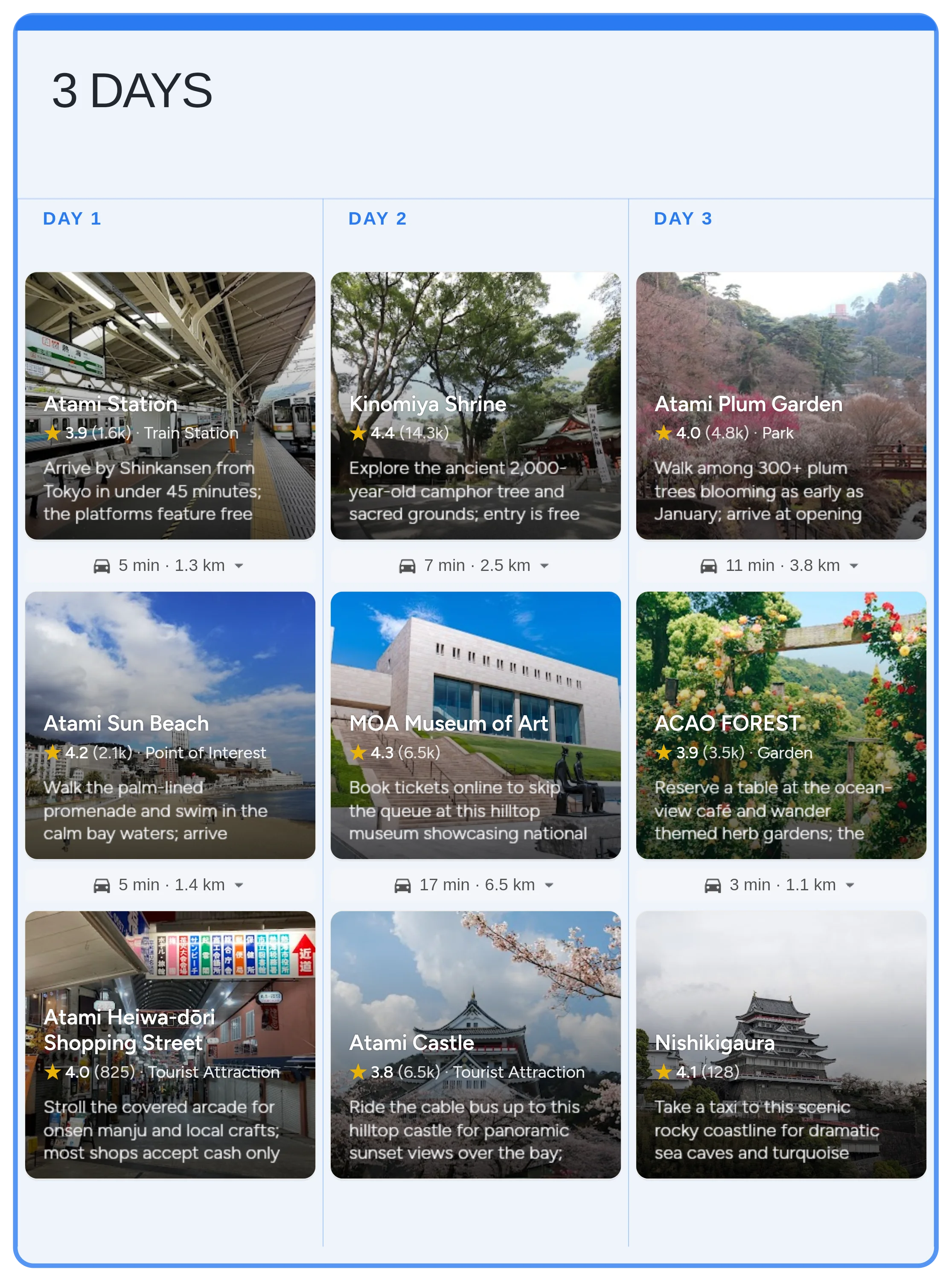 Atami calendar template preview