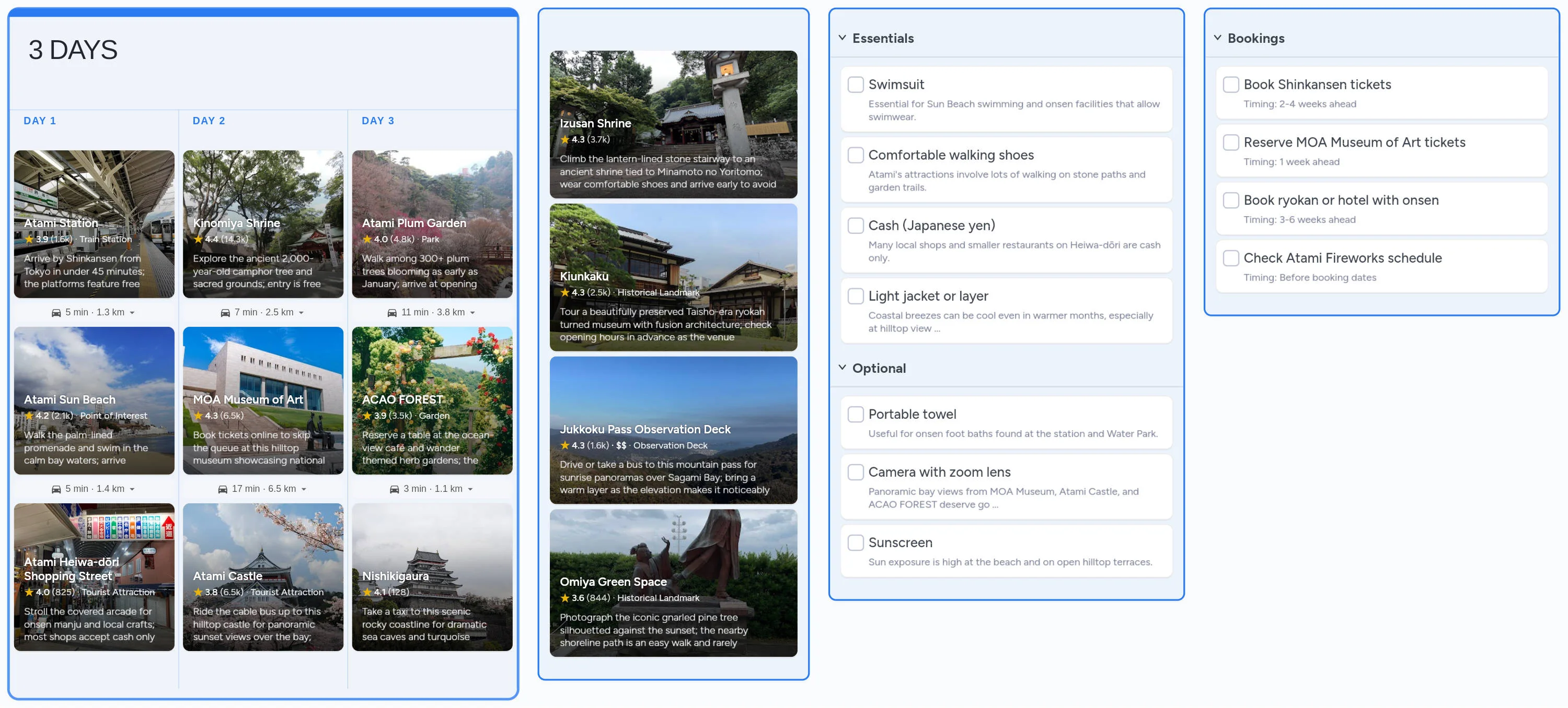 Atami template board preview