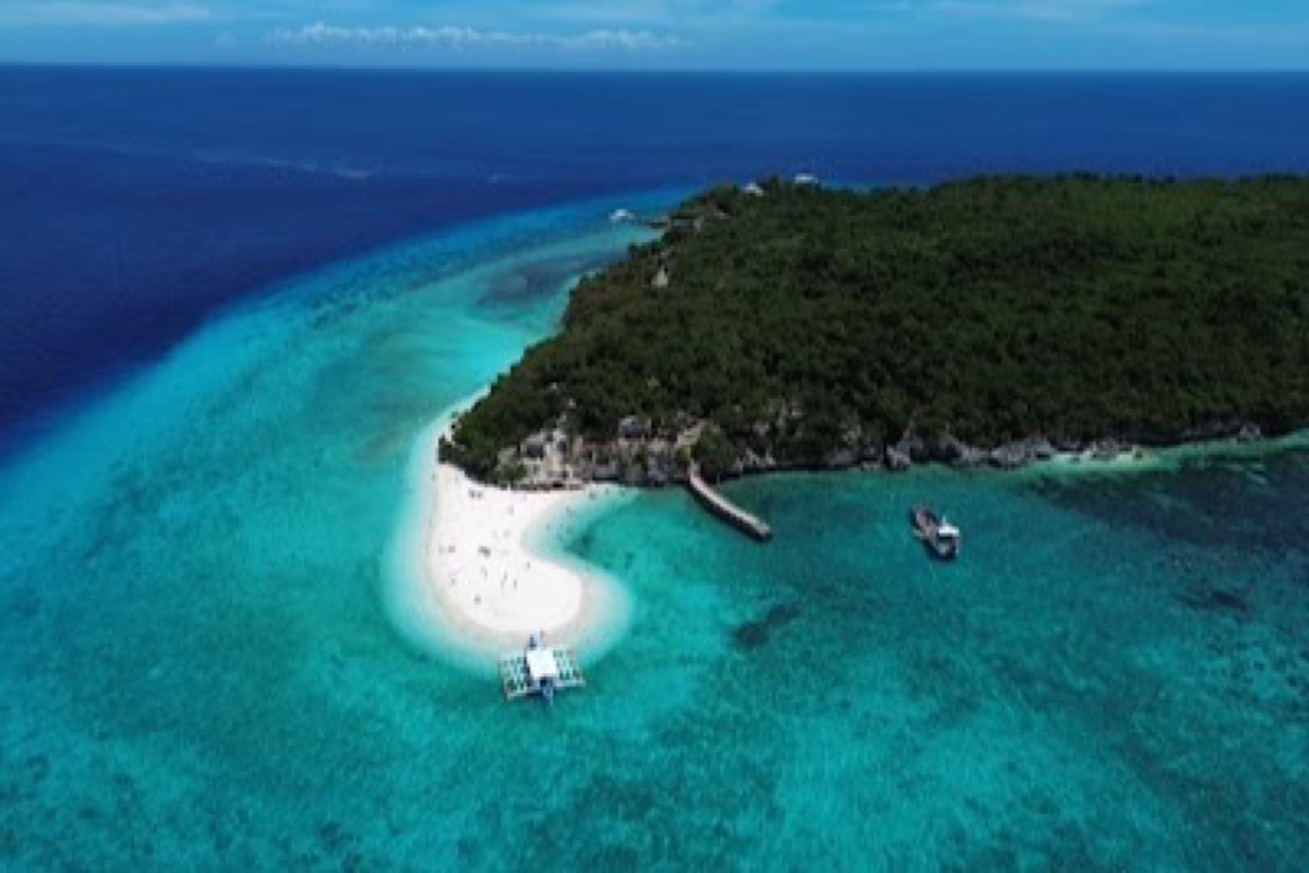 Sumilon Island Sandbar in Cebu