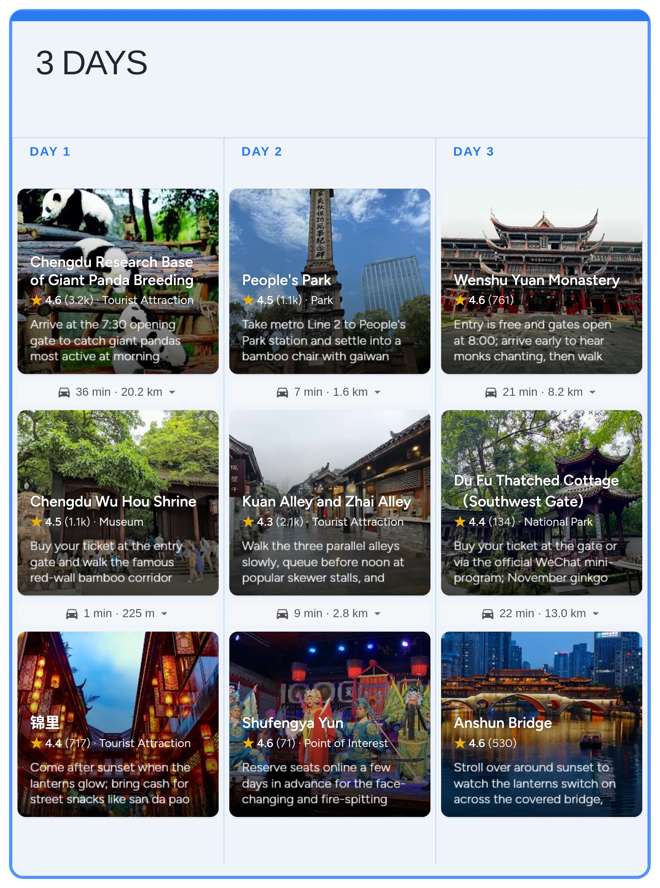 Chengdu calendar template preview