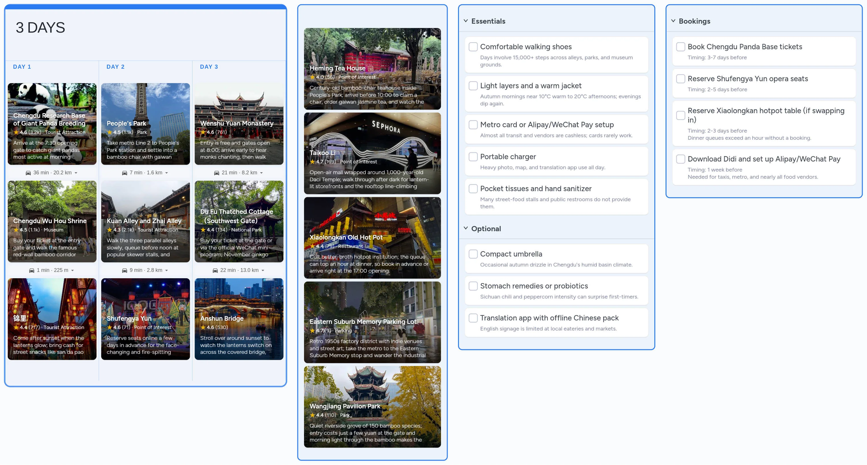 Chengdu template board preview
