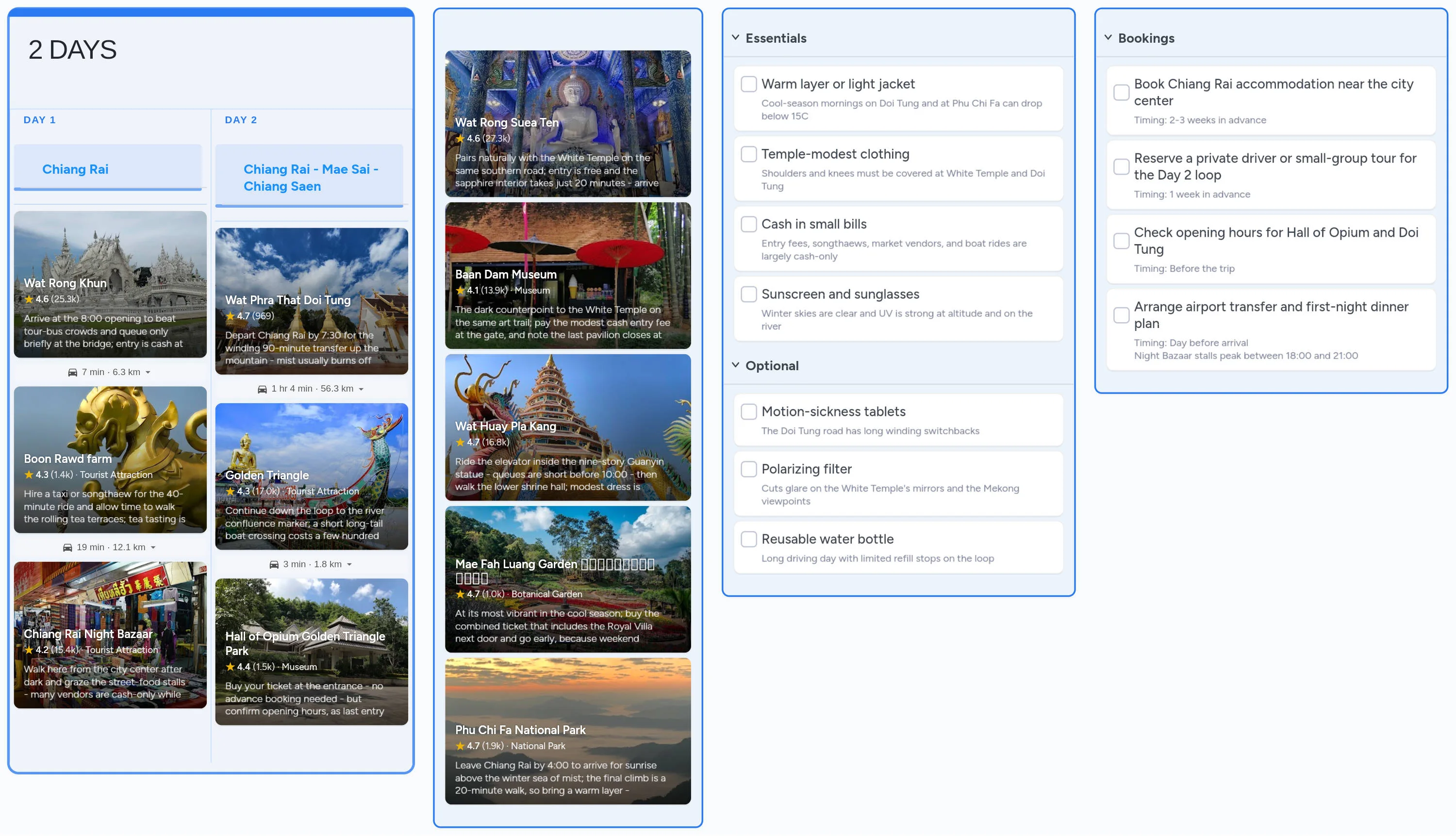 Chiang Rai template board preview