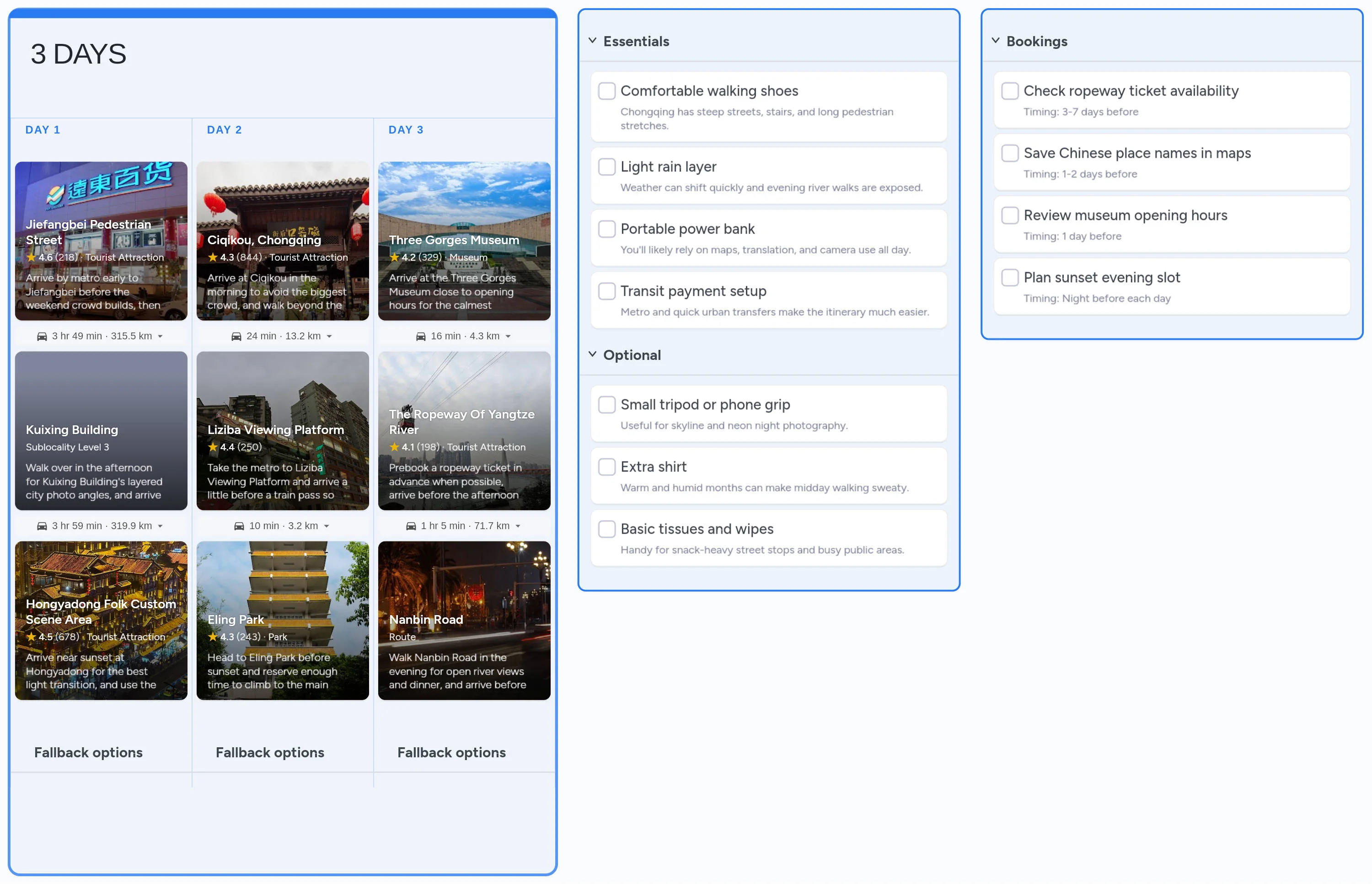 Chongqing template board preview