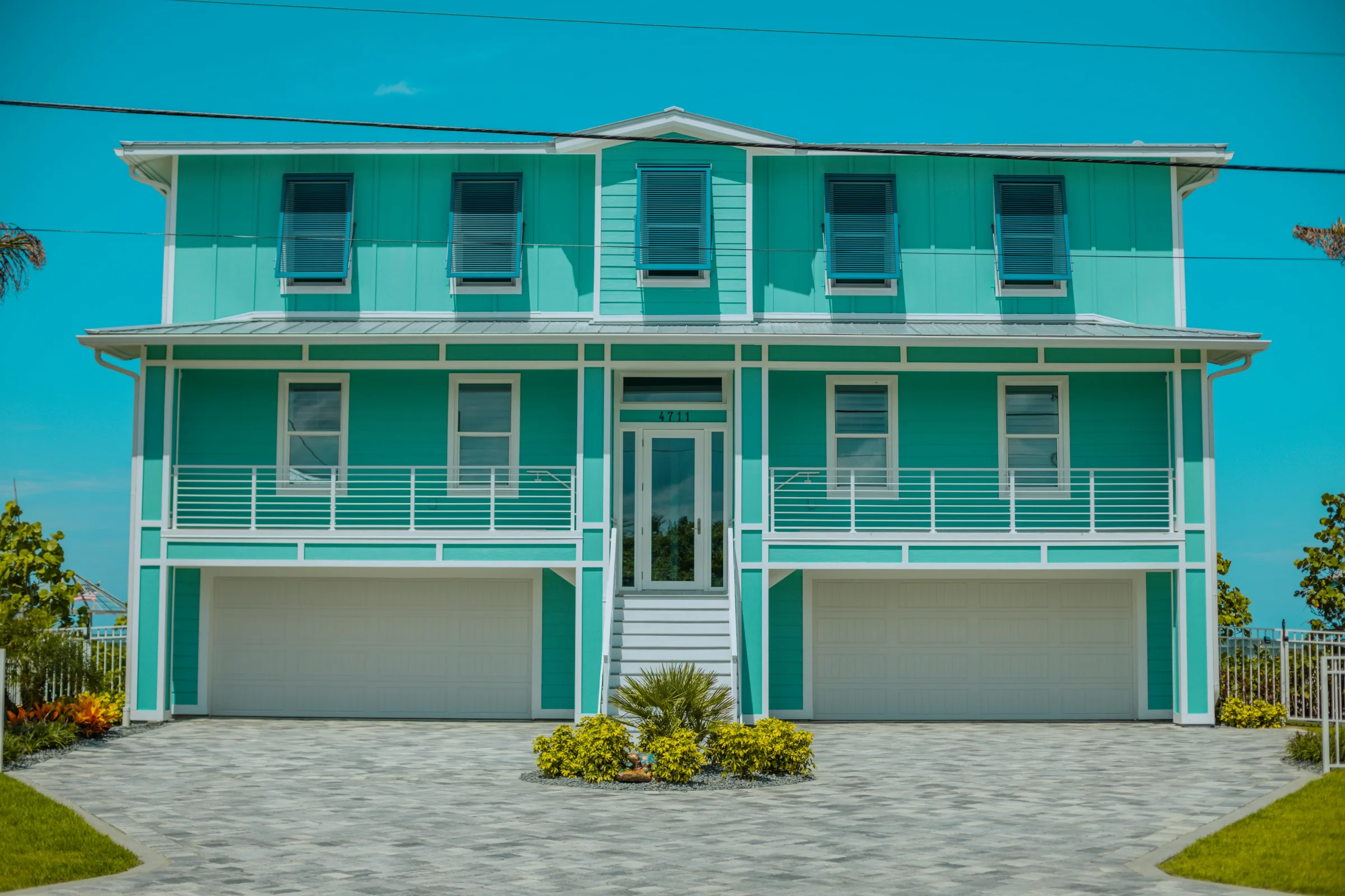 Aerial sunset view of Daytona Beach's oceanfront skyline in Florida