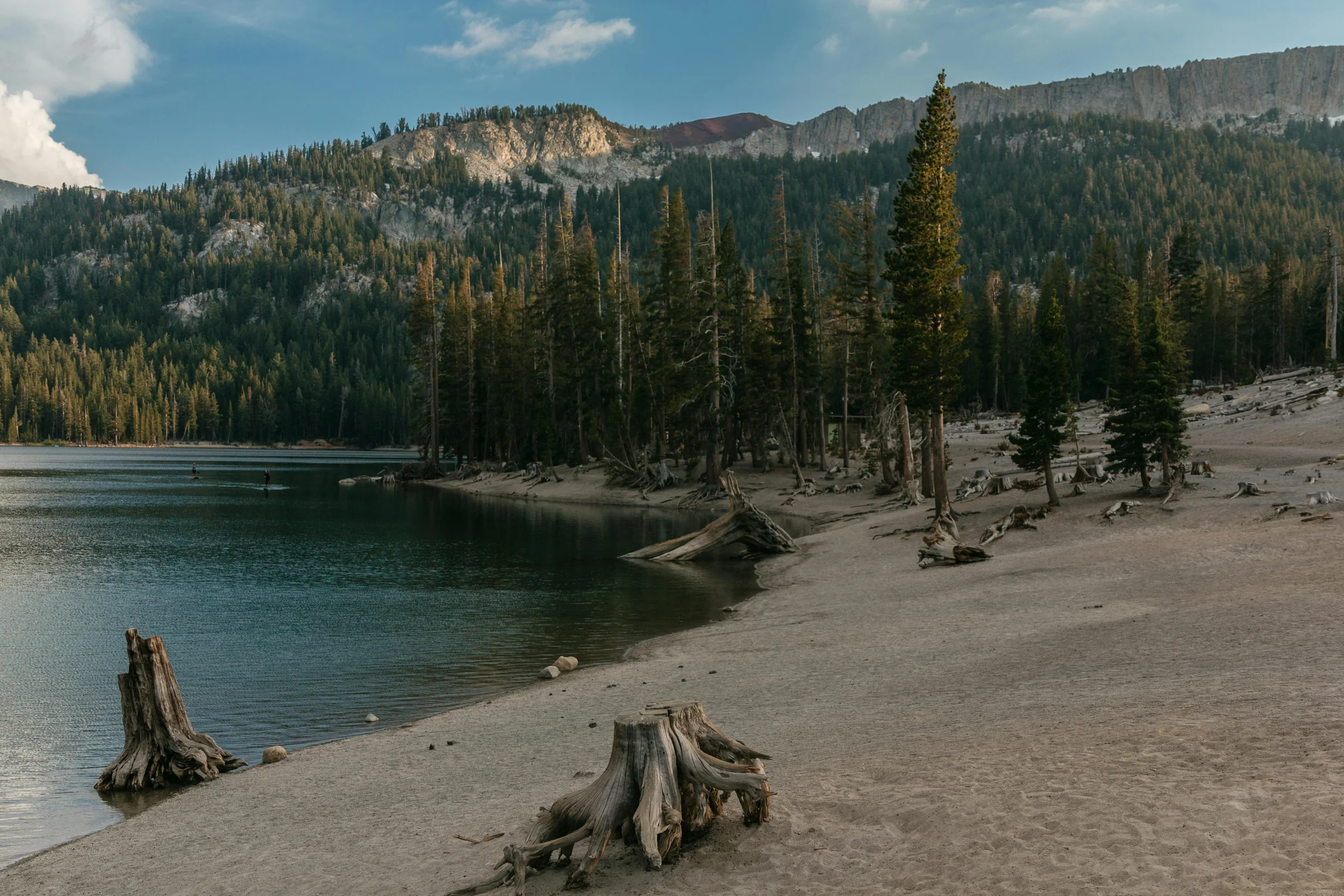 Scenic mountain landscape near Mammoth Lakes in California's Eastern Sierra