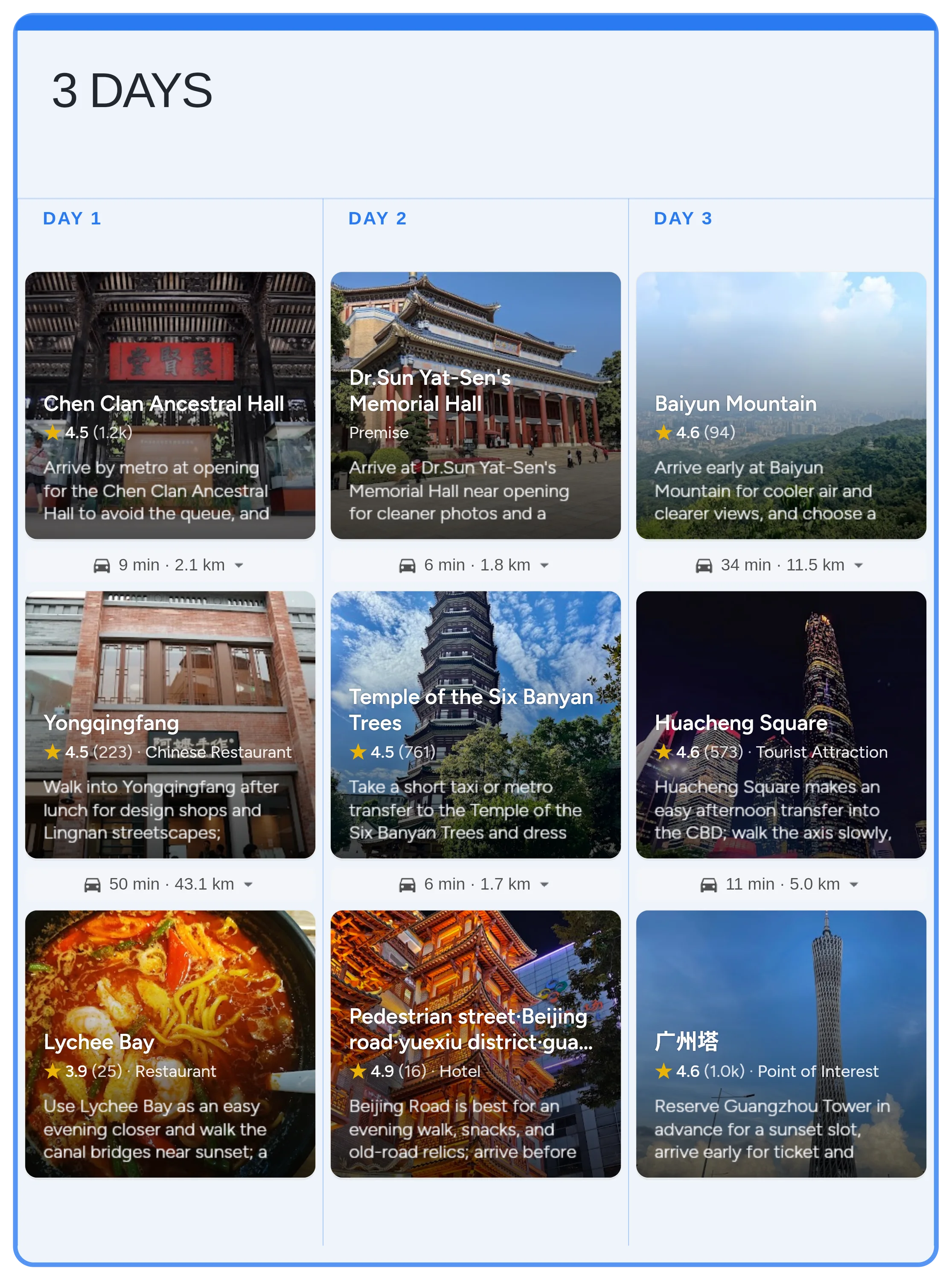 Guangzhou calendar template preview