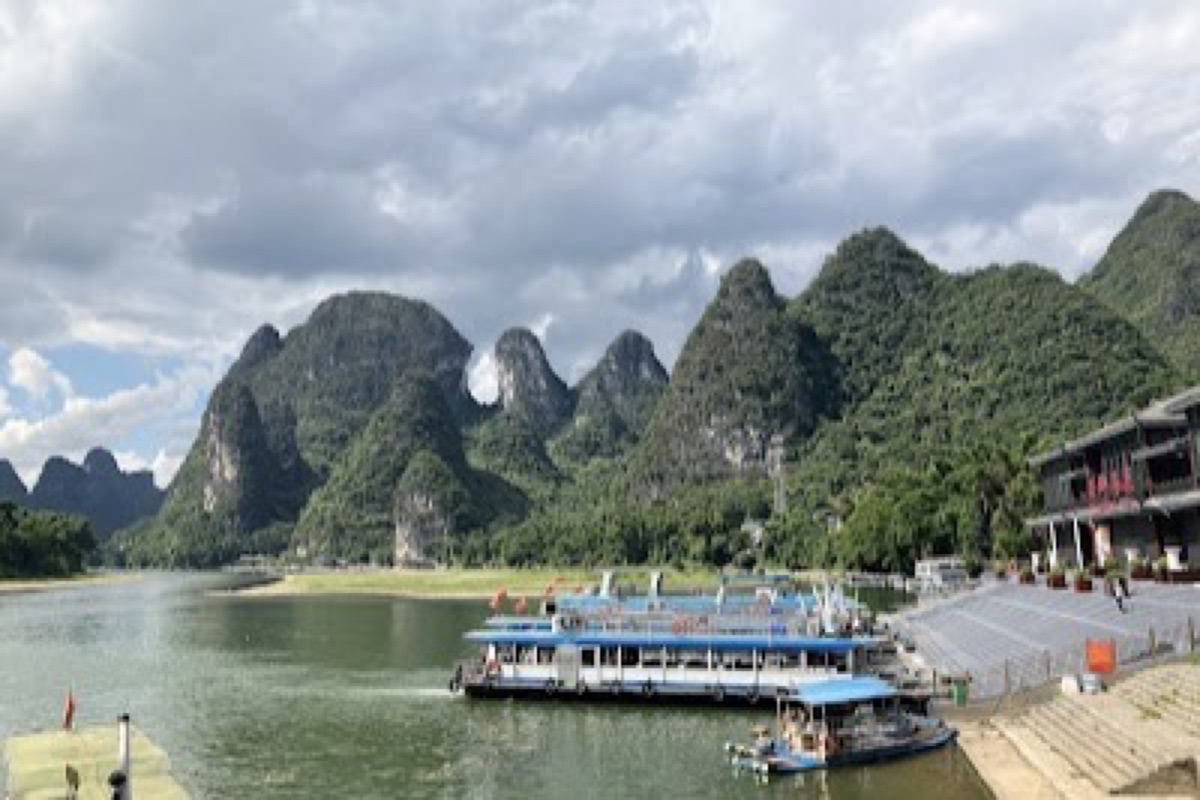 Xingping Ancient Town riverside lanes in Yangshuo