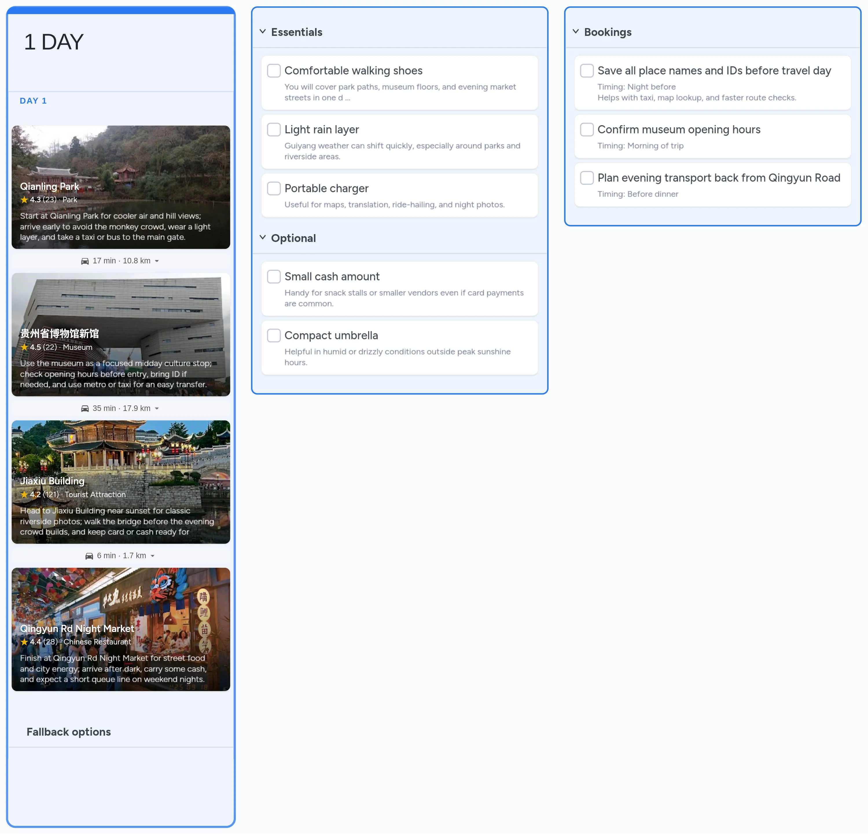 Guiyang template board preview