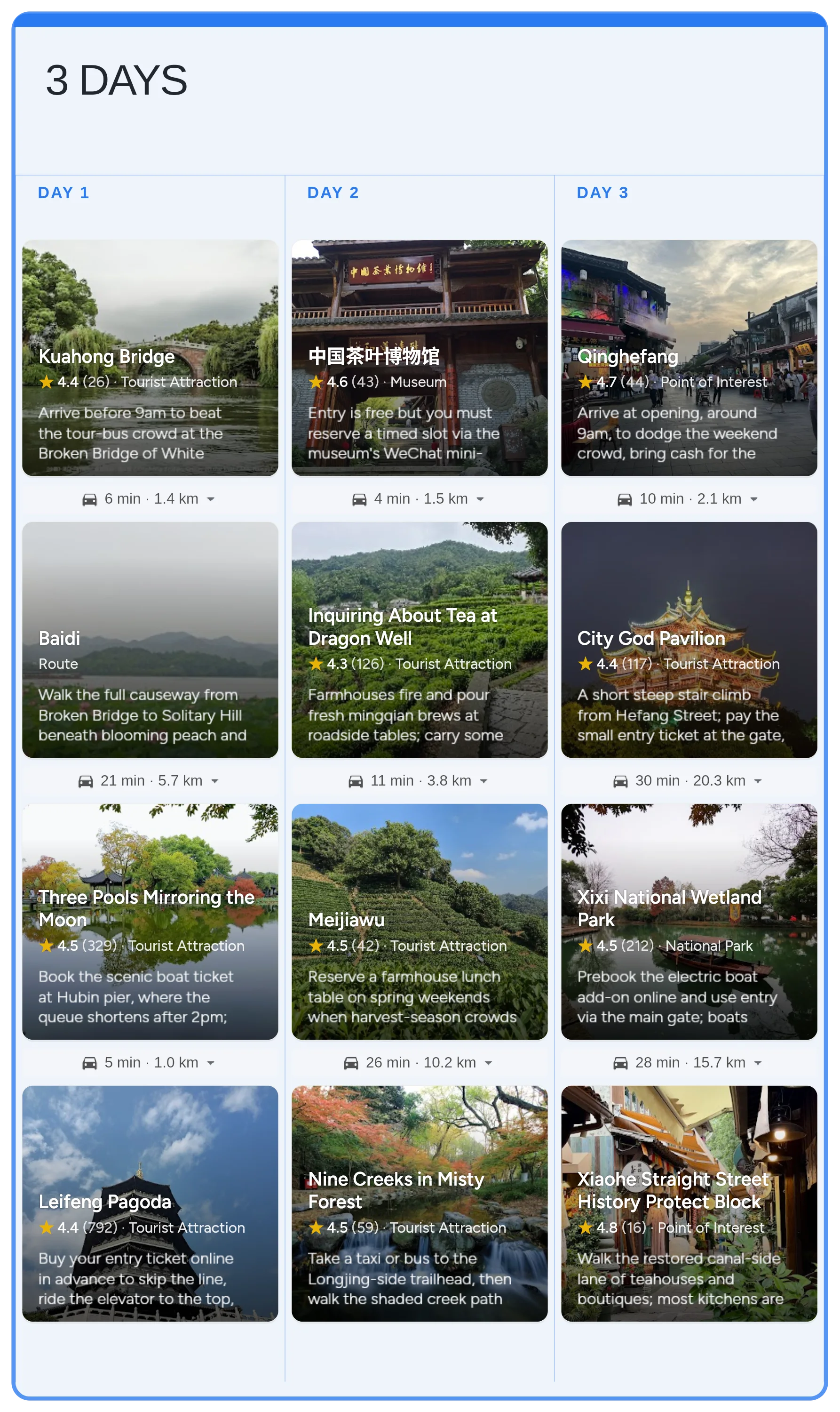 Hangzhou calendar template preview