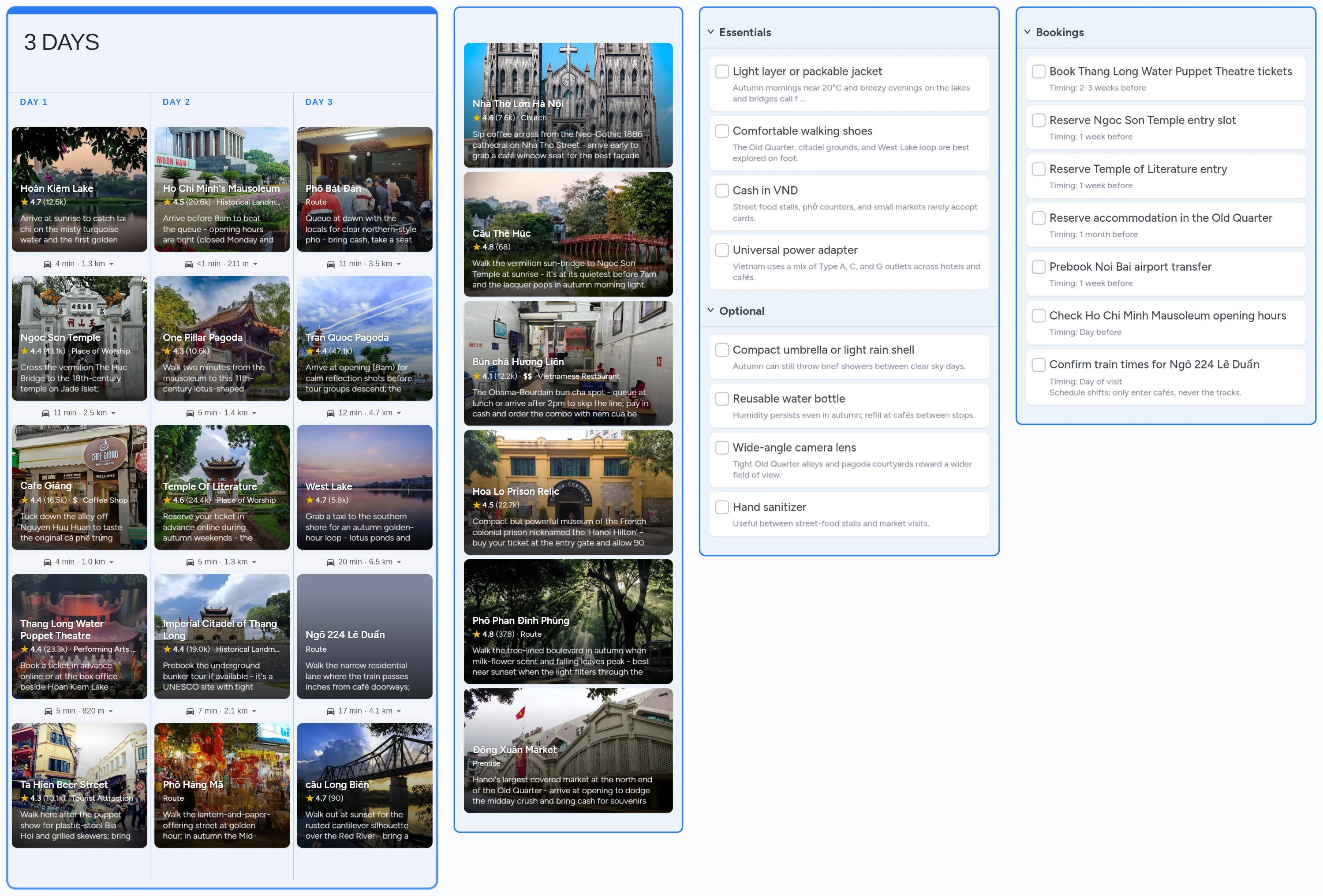 Hanoi template board preview