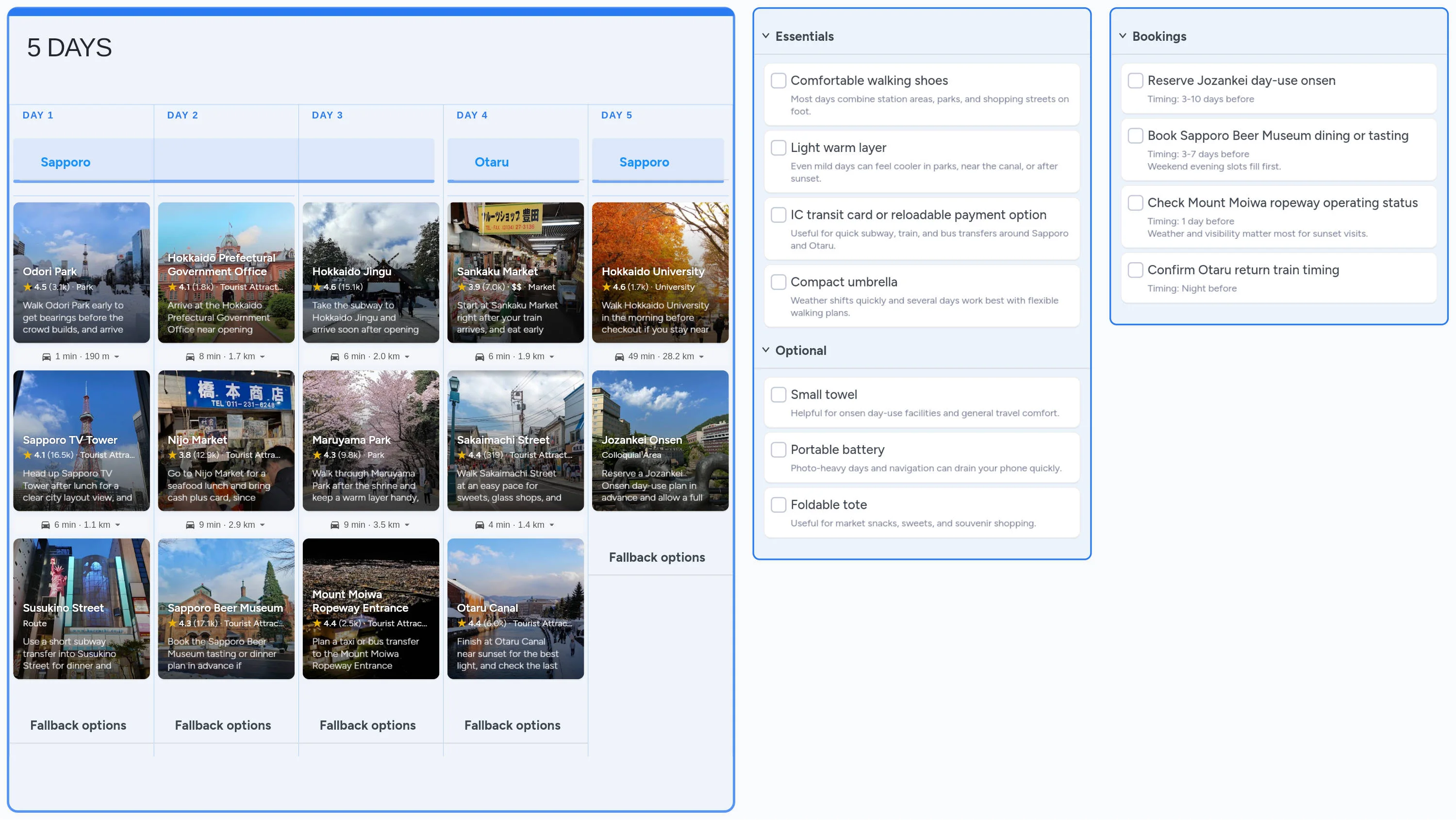 Hokkaido template board preview
