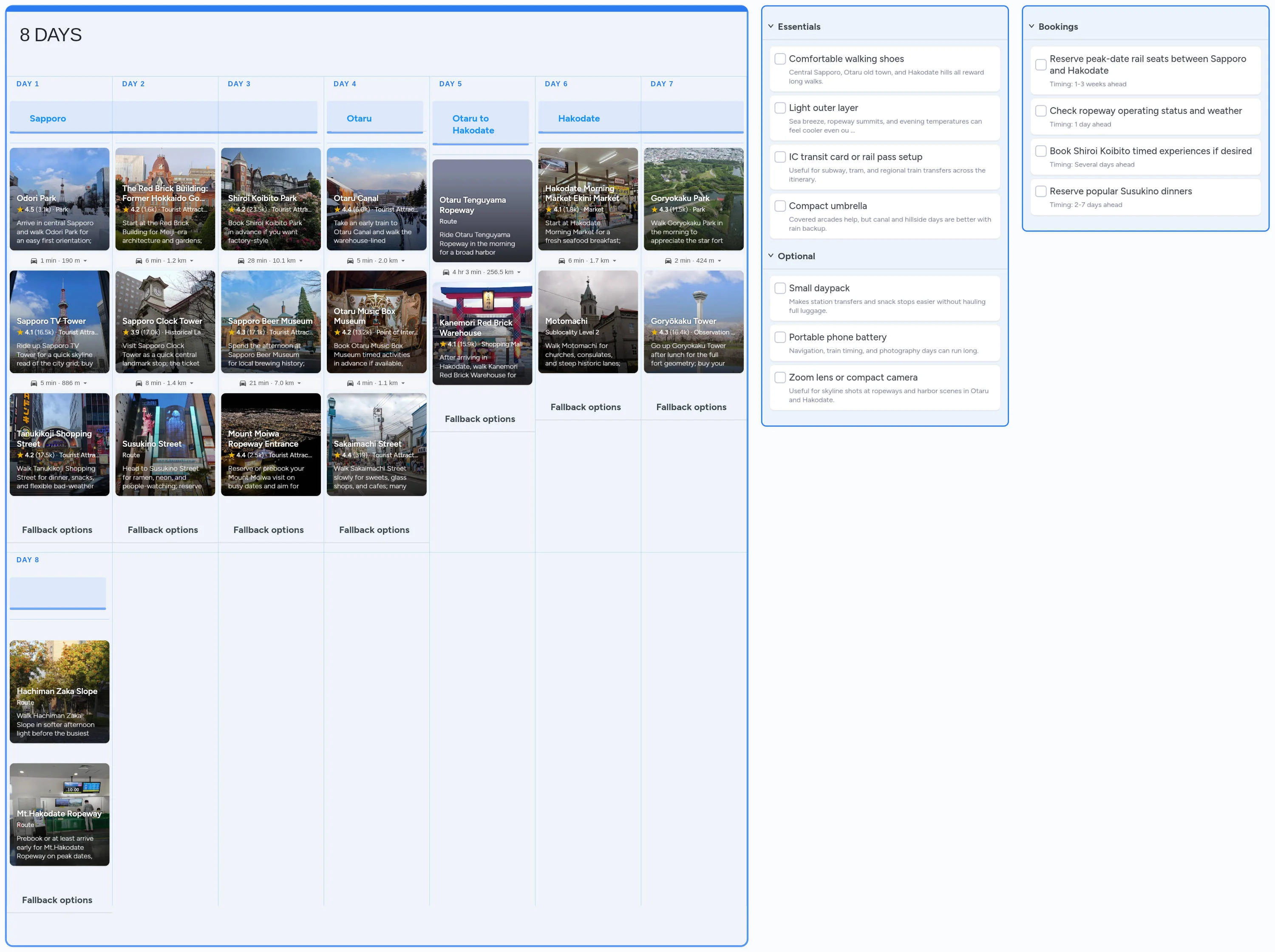 Hokkaido template board preview
