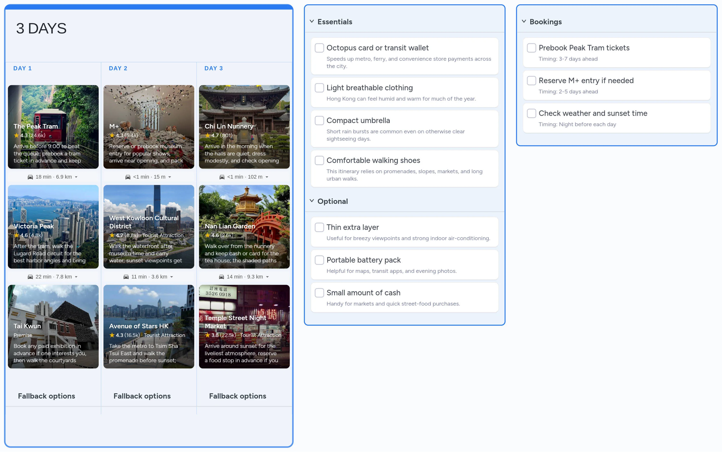 Hong Kong template board preview