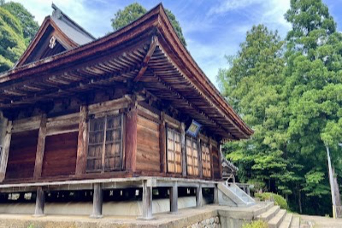 Onsenji Temple pagoda on the mountainside above Kinosaki Onsen