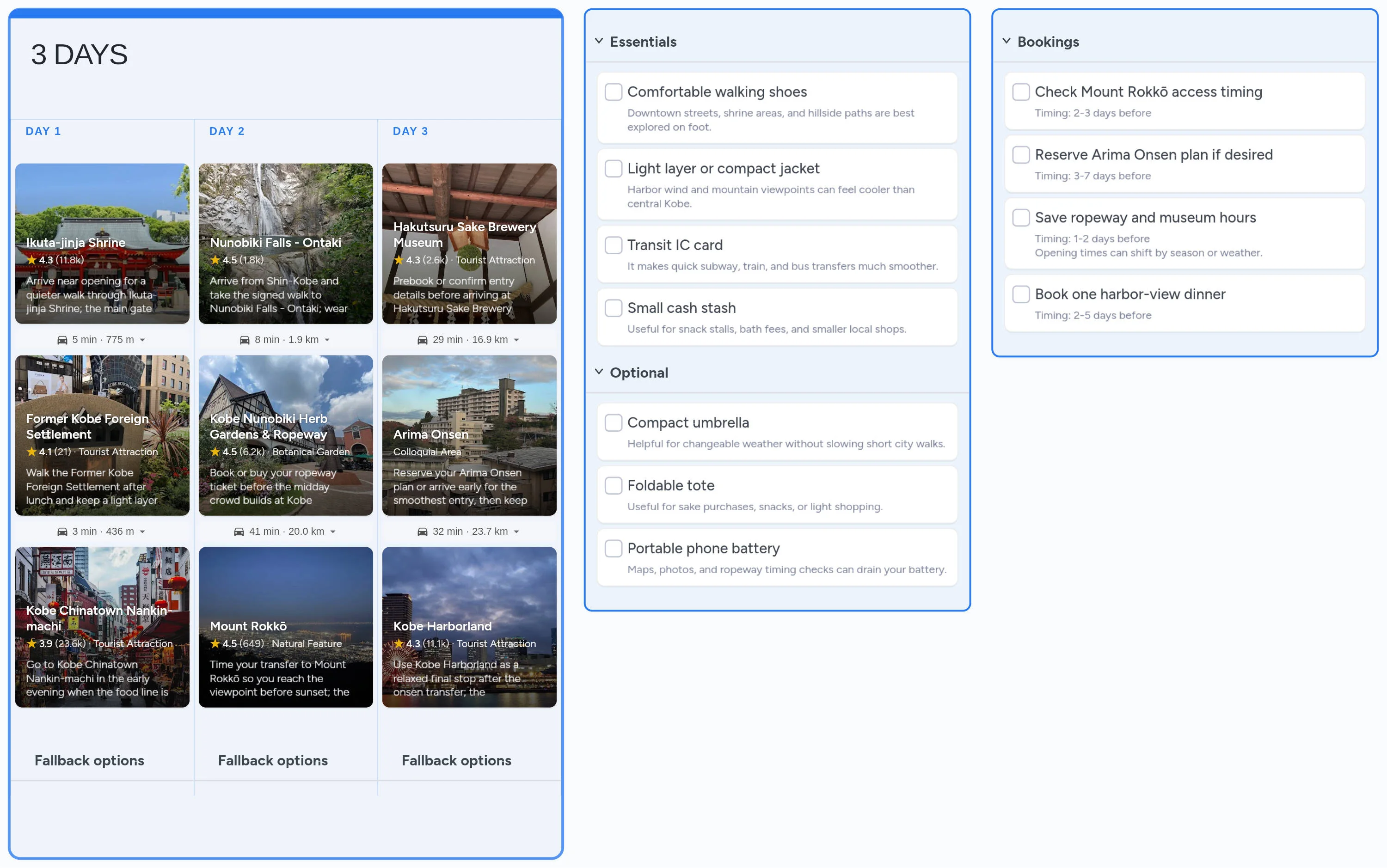 Kobe template board preview