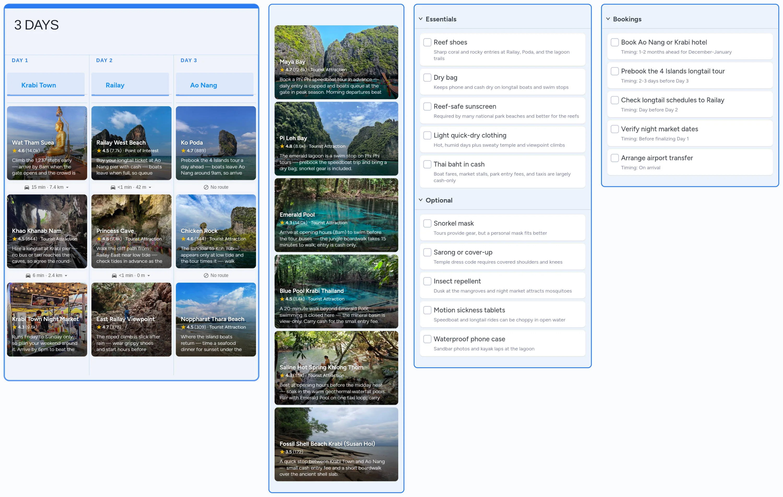 Krabi template board preview