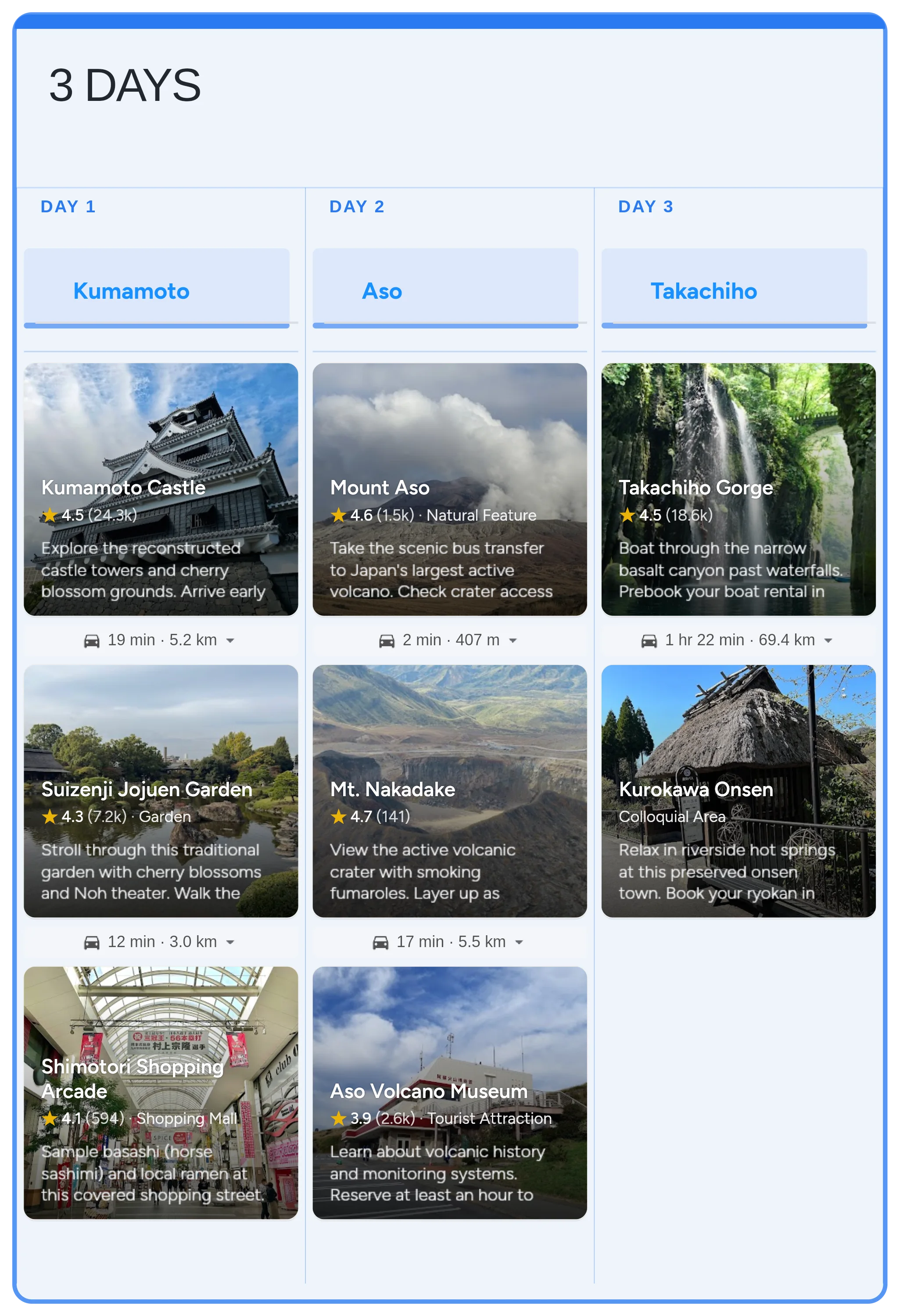 Kumamoto calendar template preview
