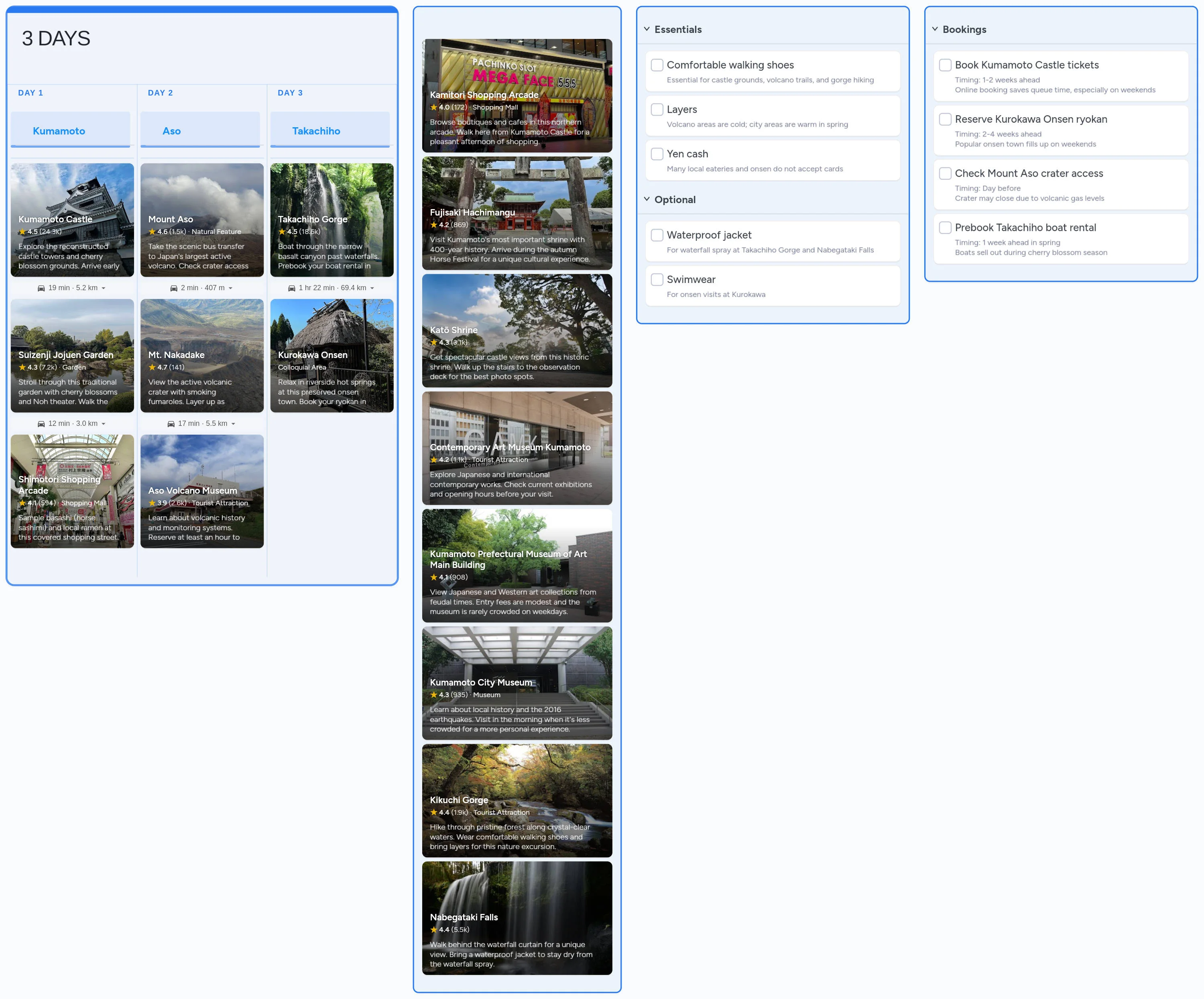 Kumamoto template board preview