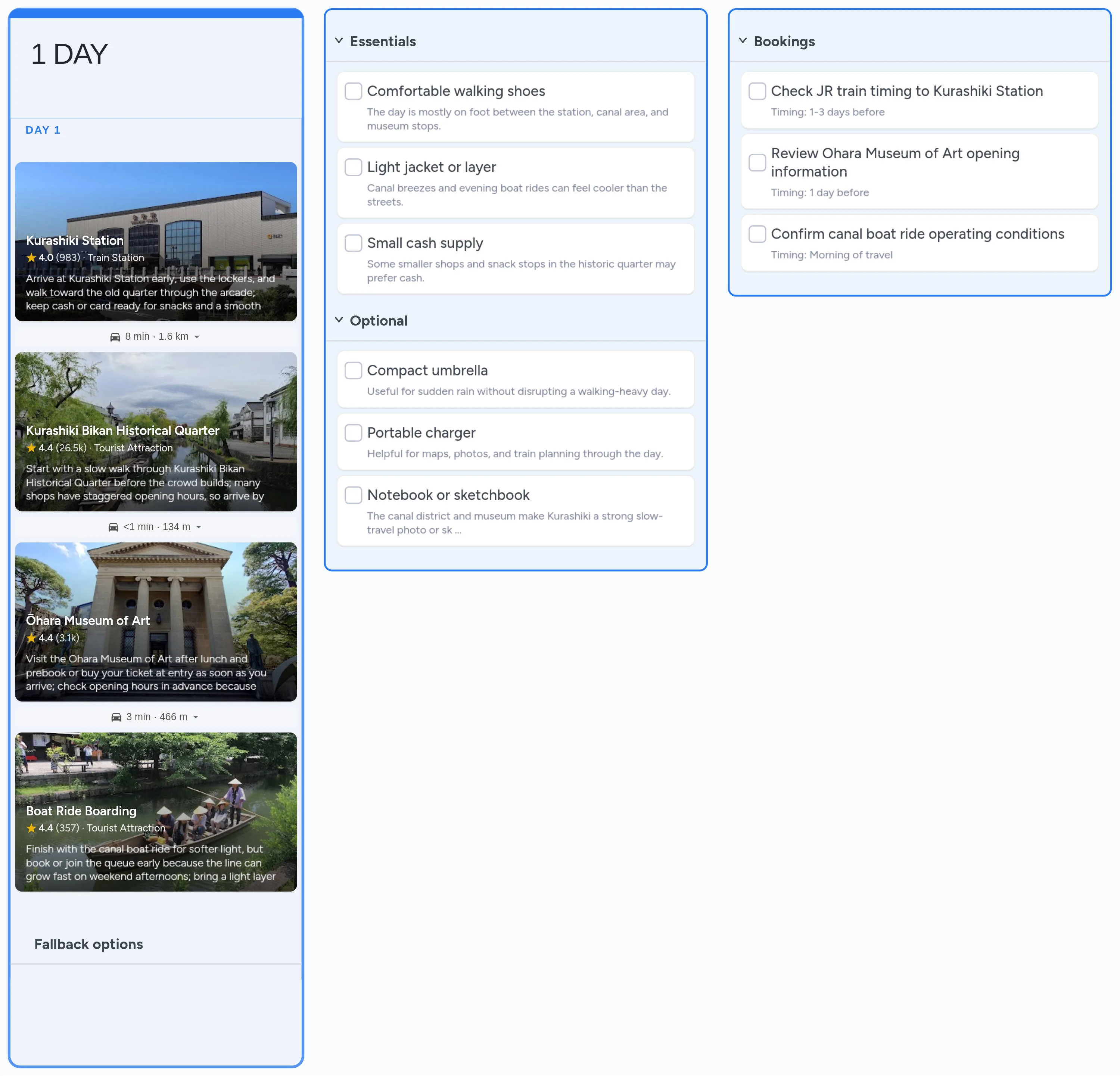 Kurashiki template board preview