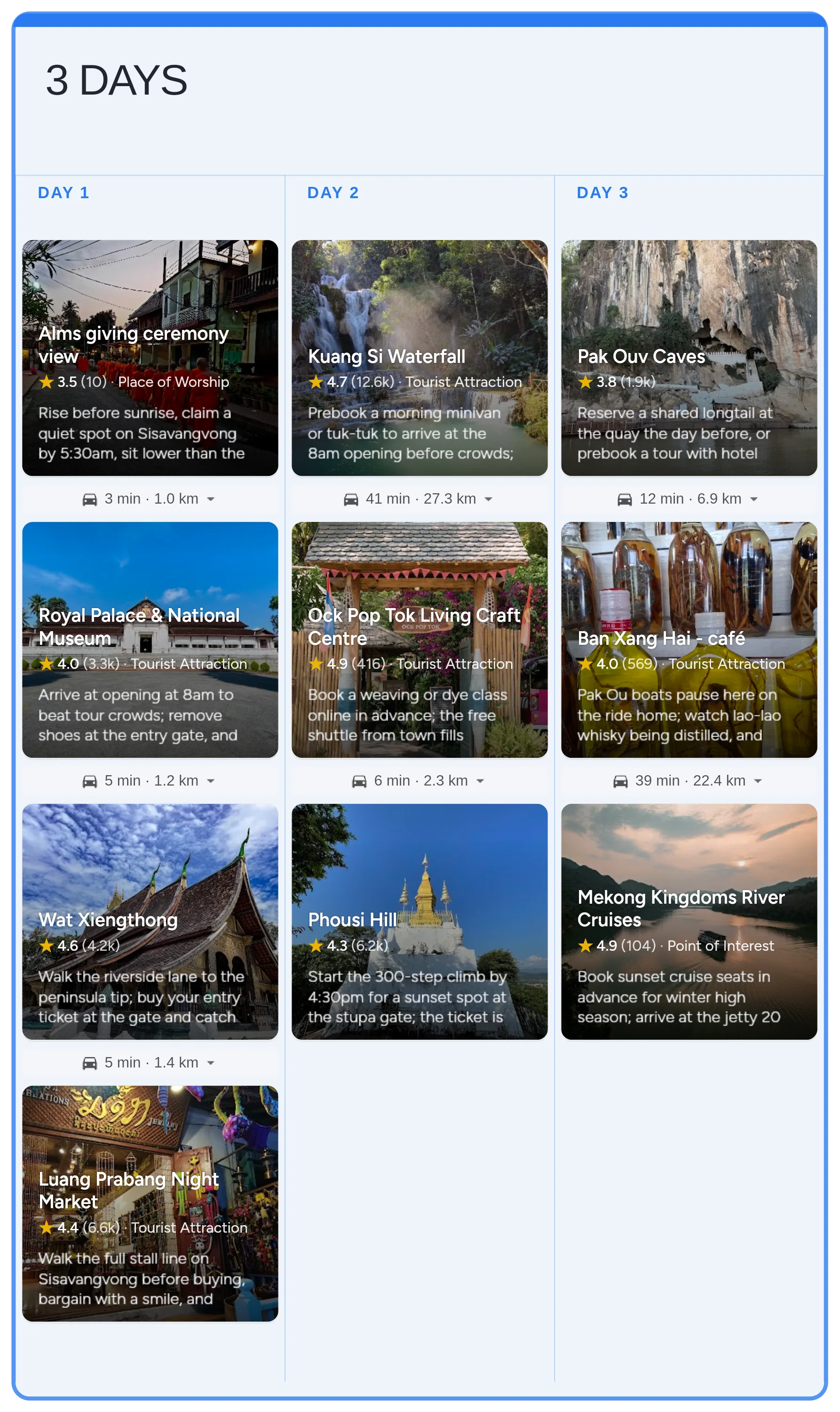 Luang Prabang calendar template preview