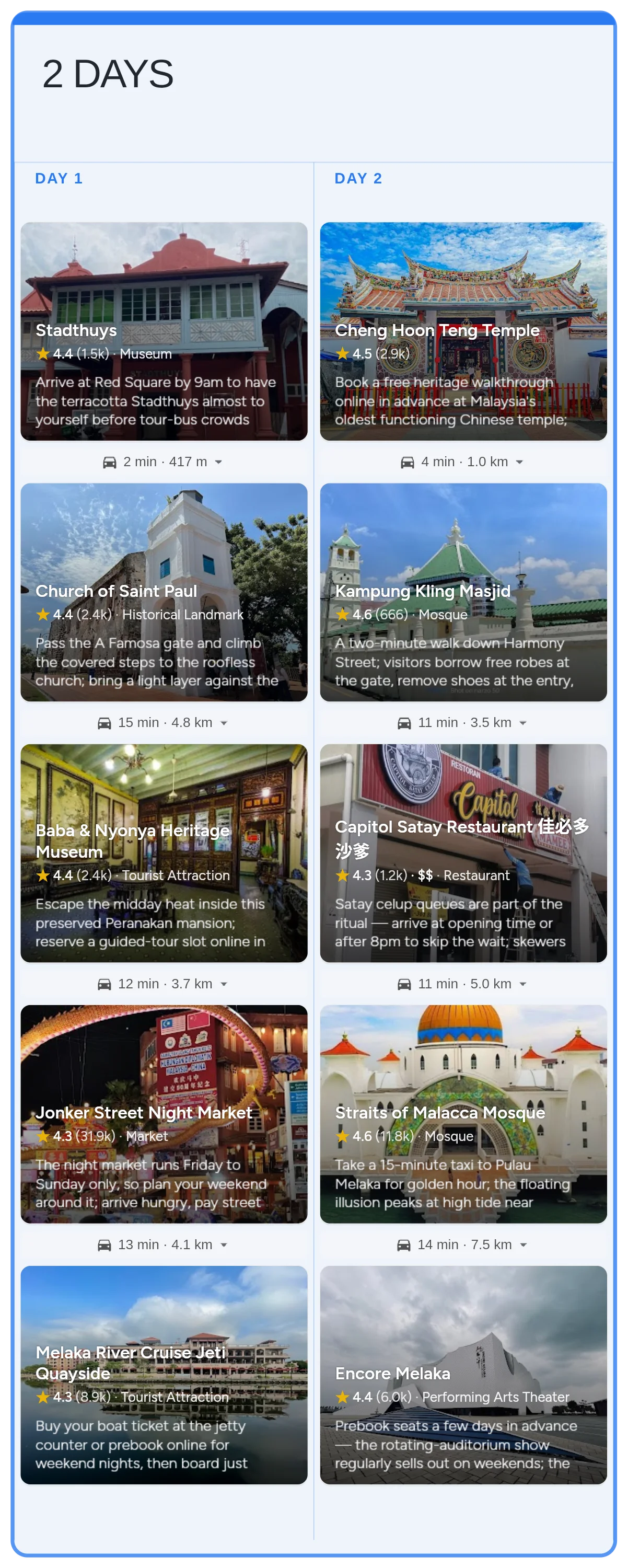 Malacca calendar template preview