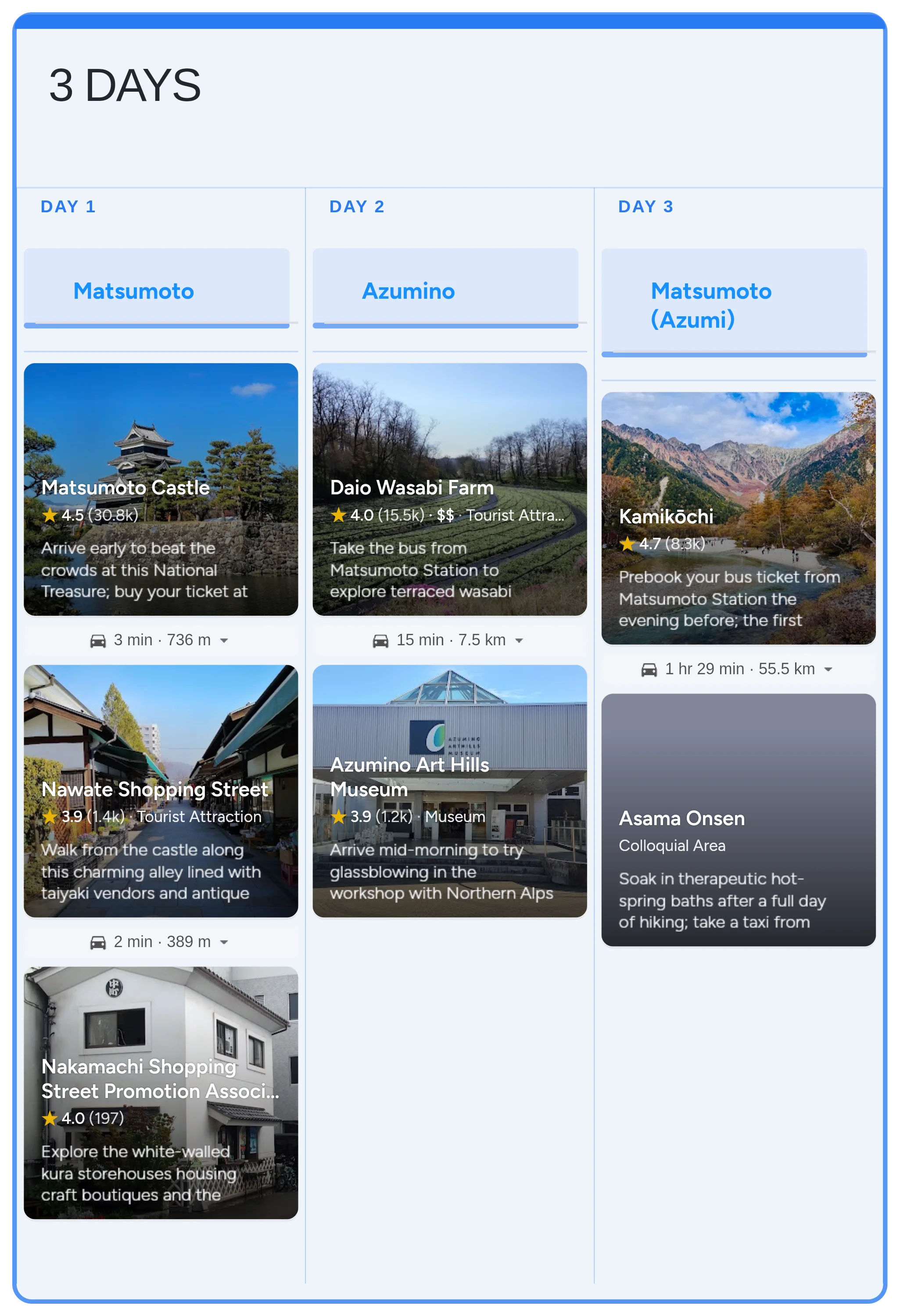 Matsumoto calendar template preview