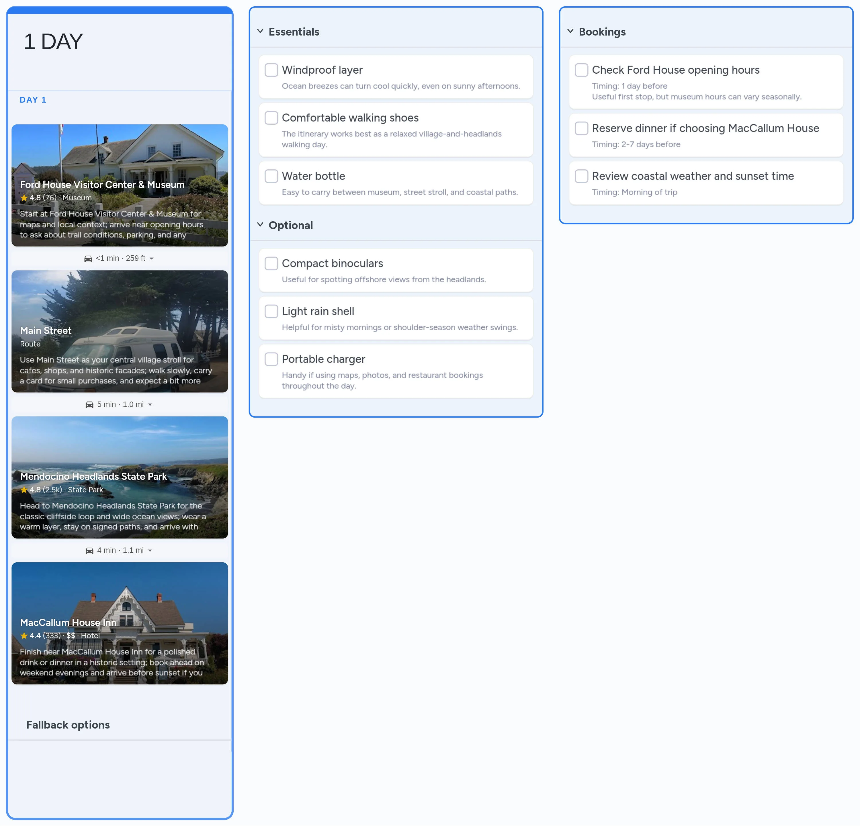 Mendocino template board preview