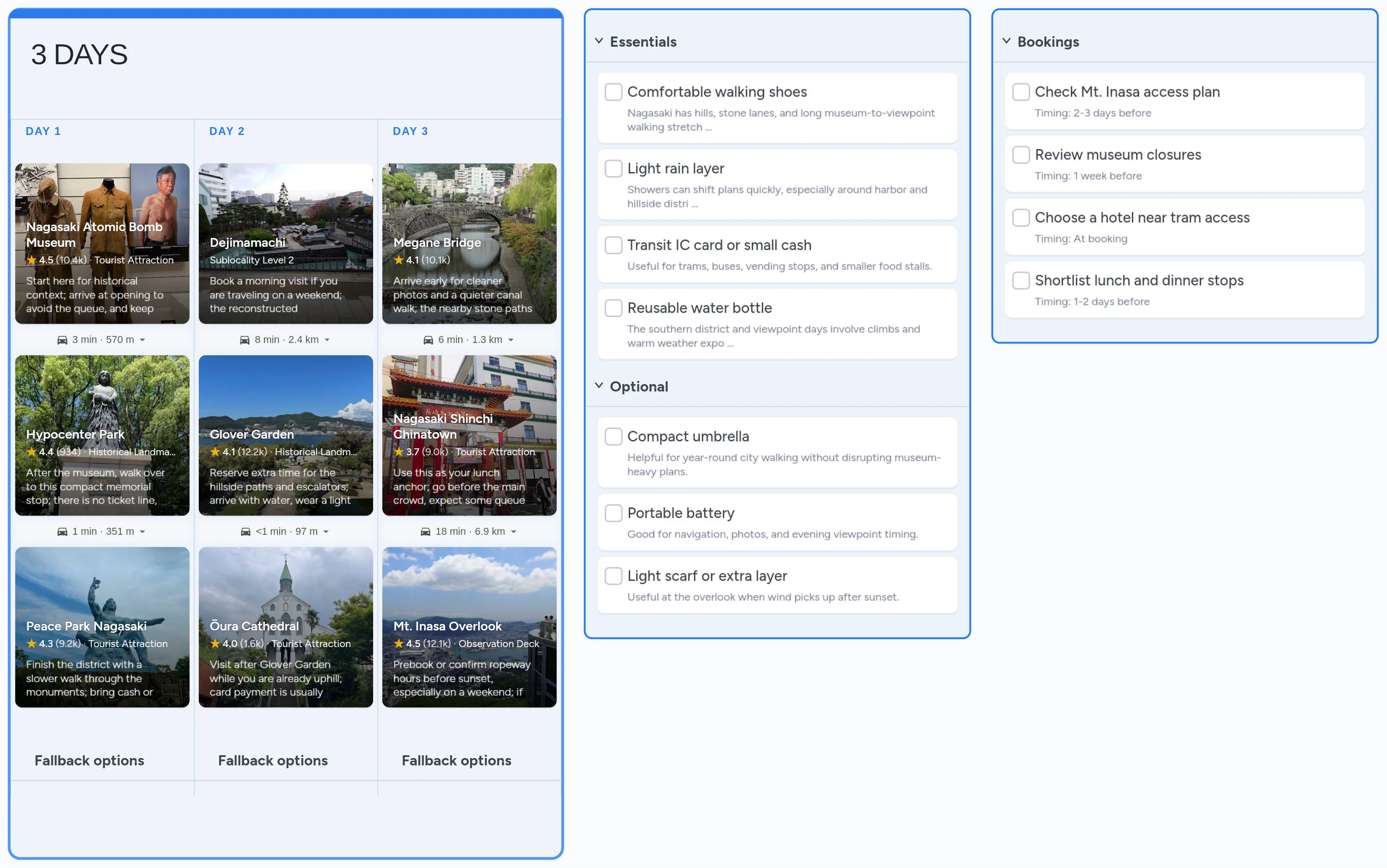 Nagasaki template board preview