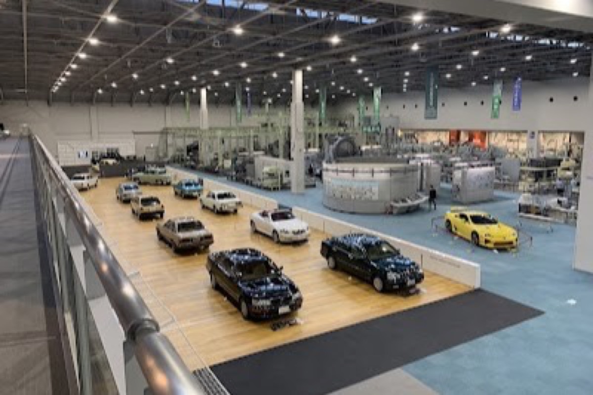 Toyota Commemorative Museum industrial exhibits with vintage machinery in Nagoya