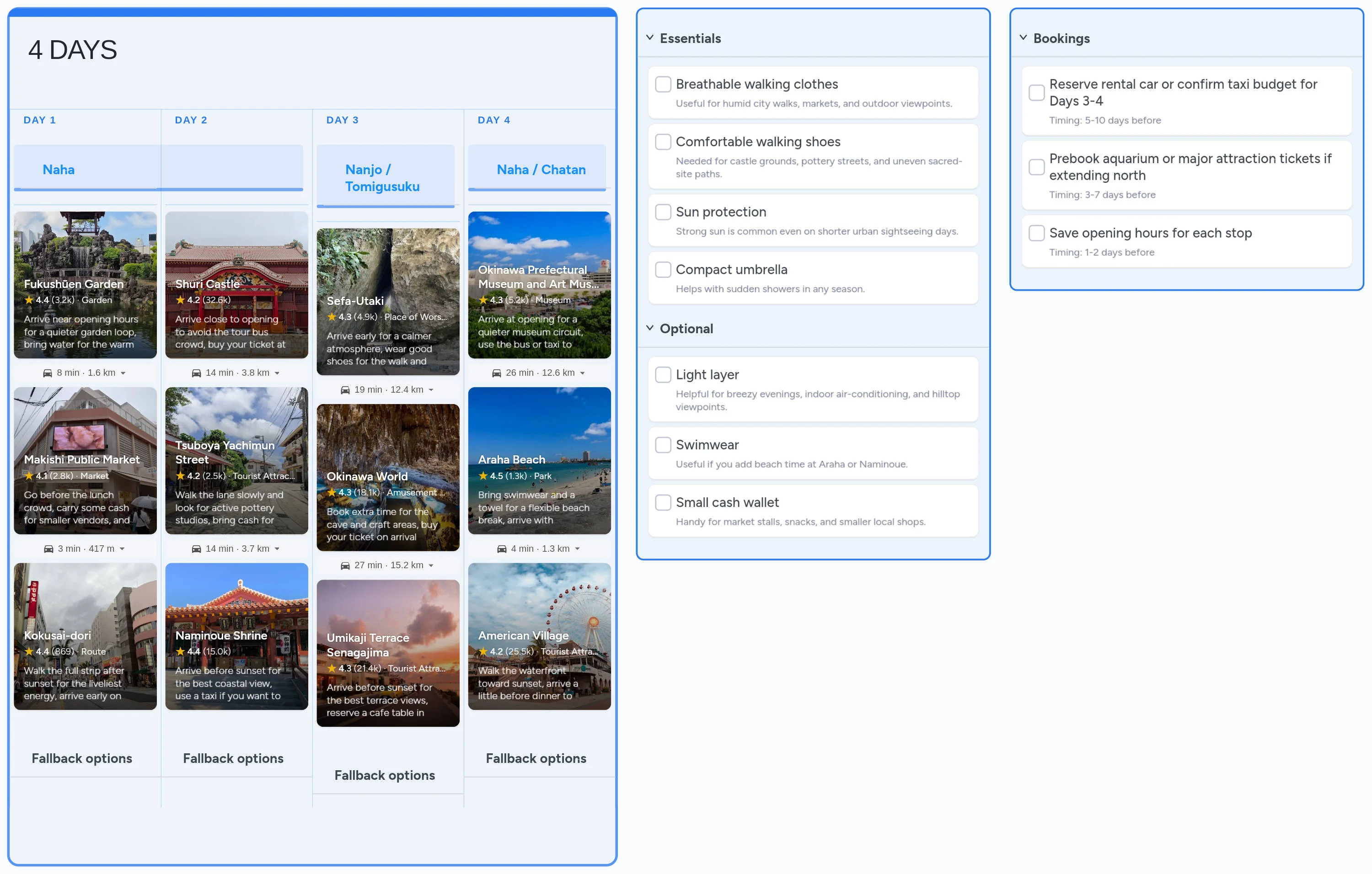 Okinawa template board preview