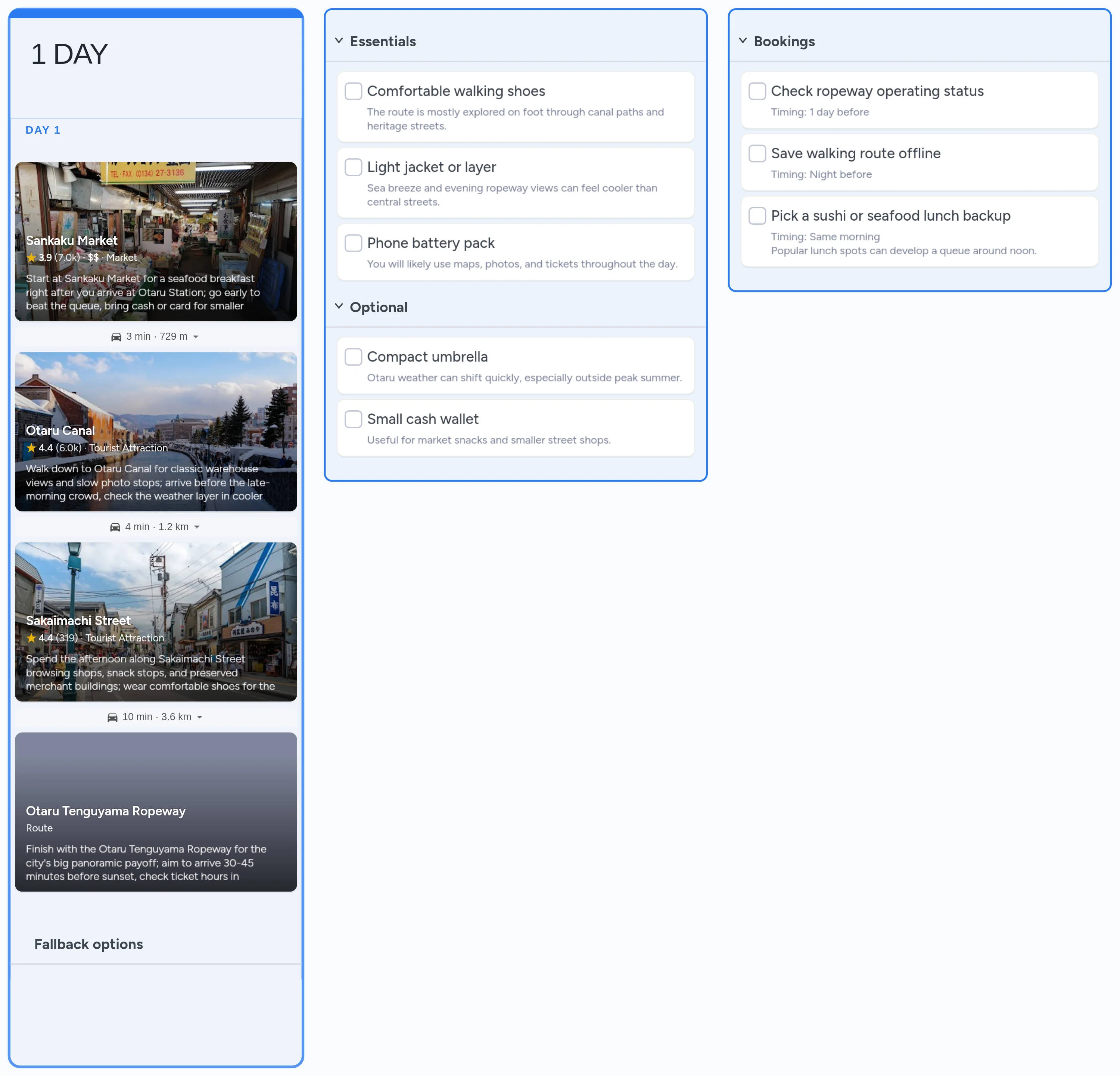 Otaru template board preview