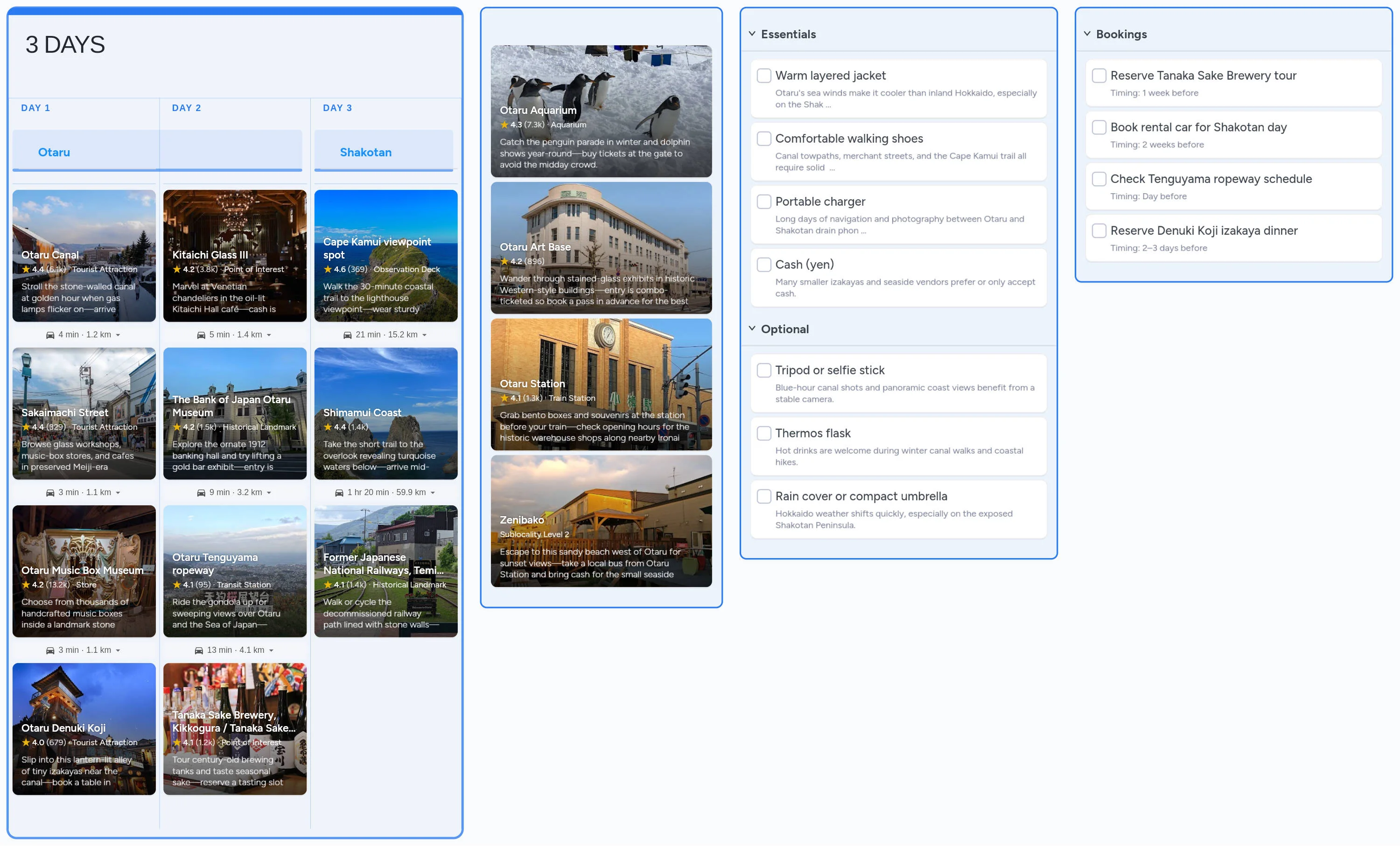 Otaru template board preview