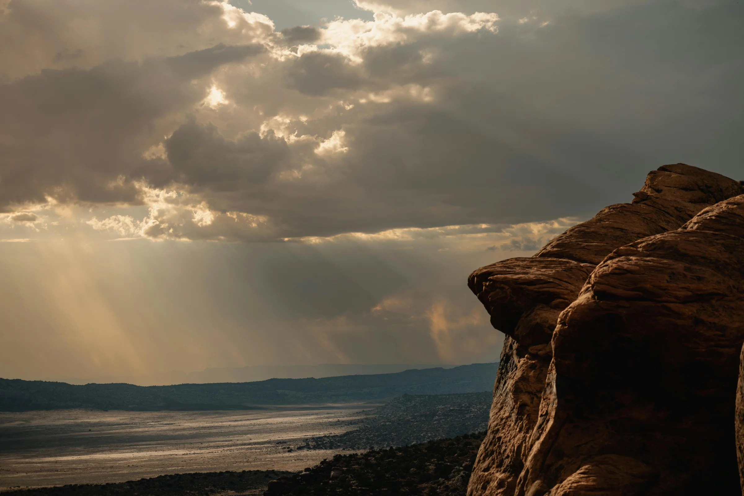 Panoramic sunrise view over Palo Duro Canyon State Park in Texas