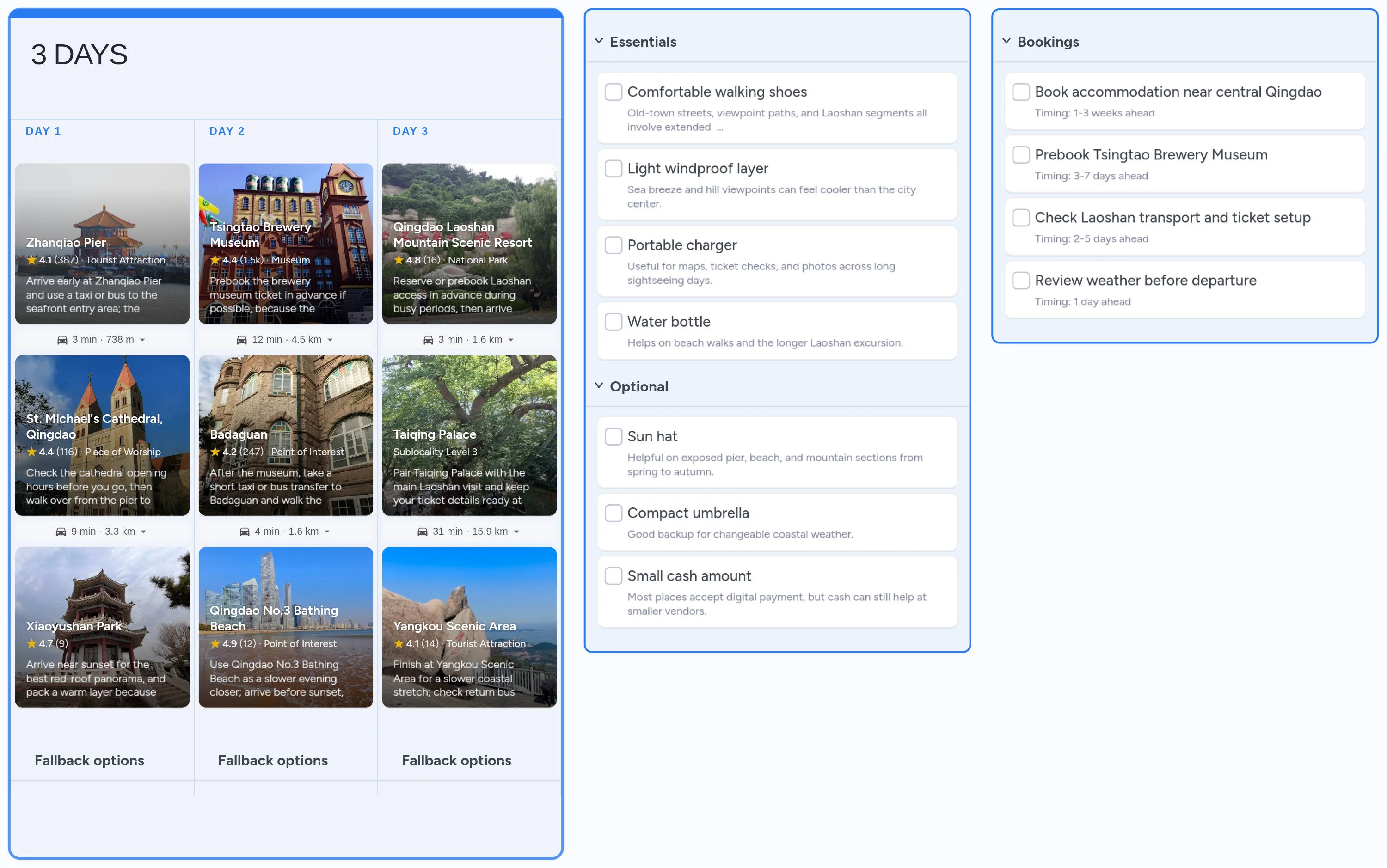 Qingdao template board preview