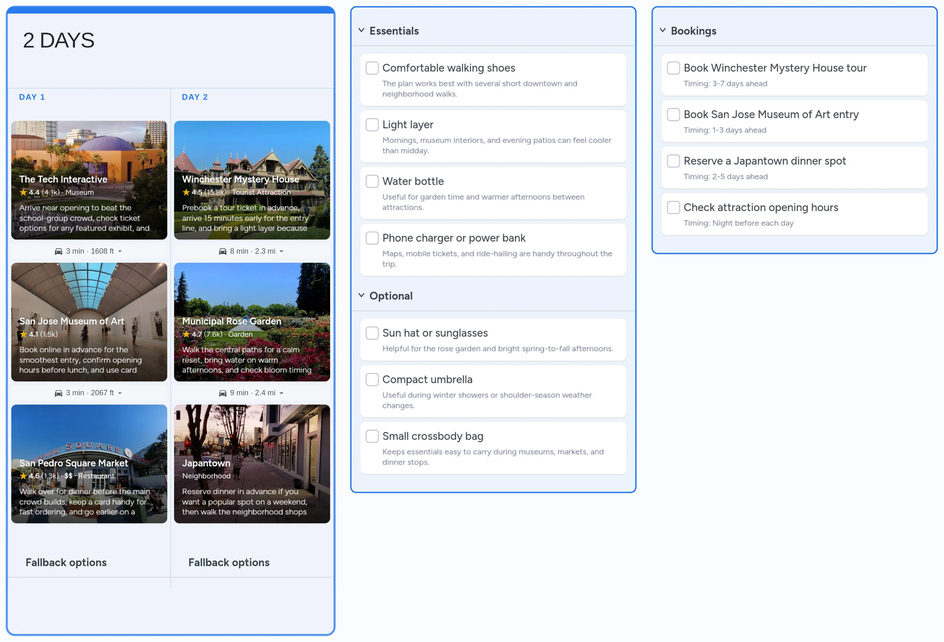 San Jose template board preview