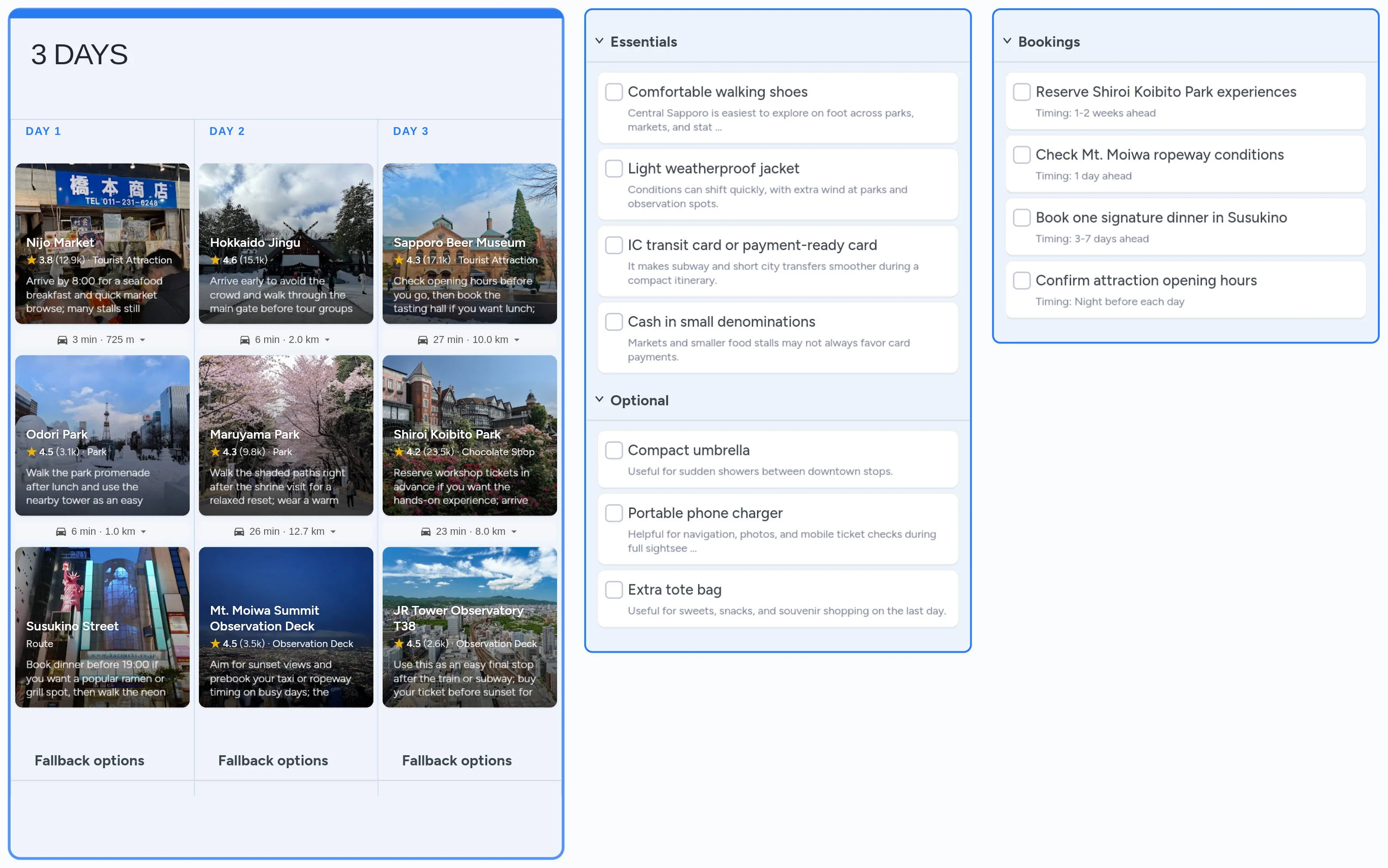 Sapporo template board preview