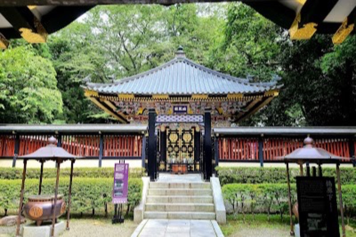 Zuihoden Mausoleum entrance with cedar-lined path in Sendai