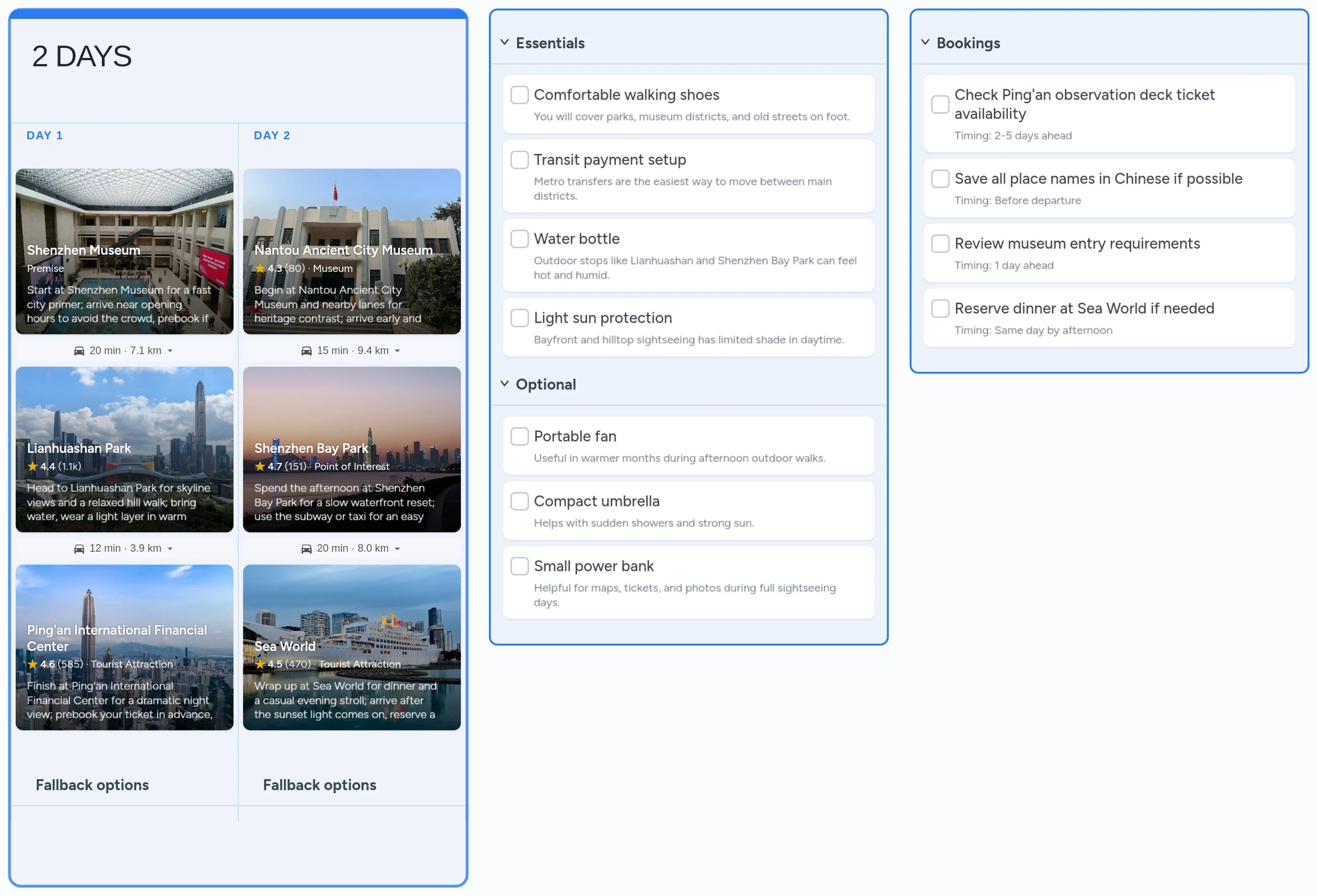 Shenzhen template board preview
