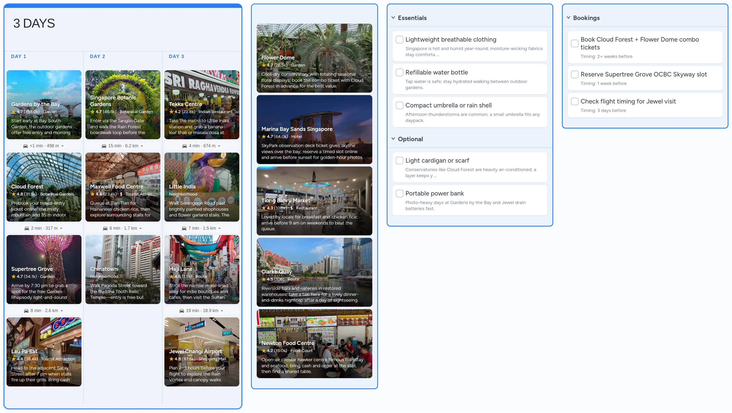 Singapore template board preview