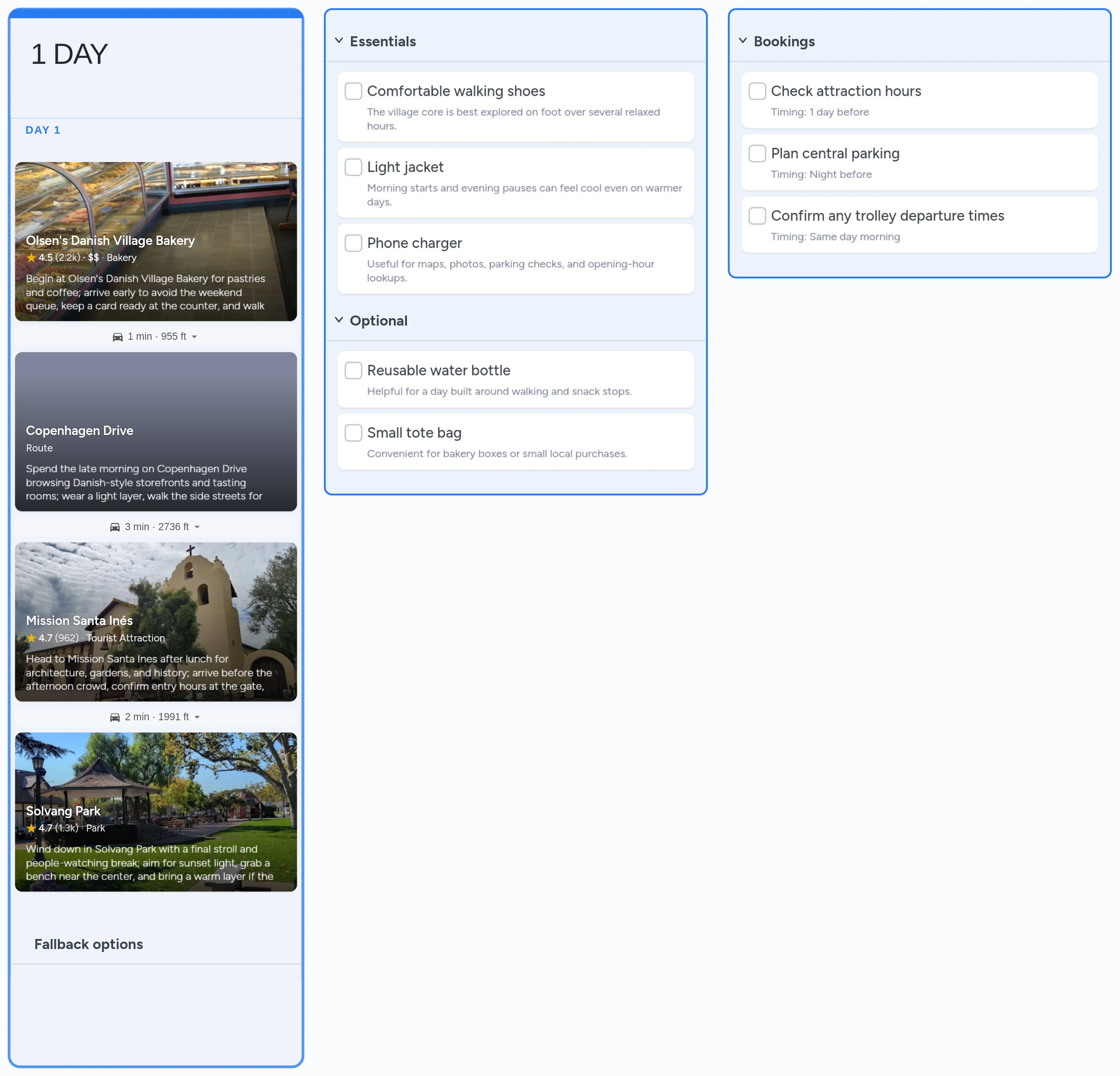 Solvang template board preview