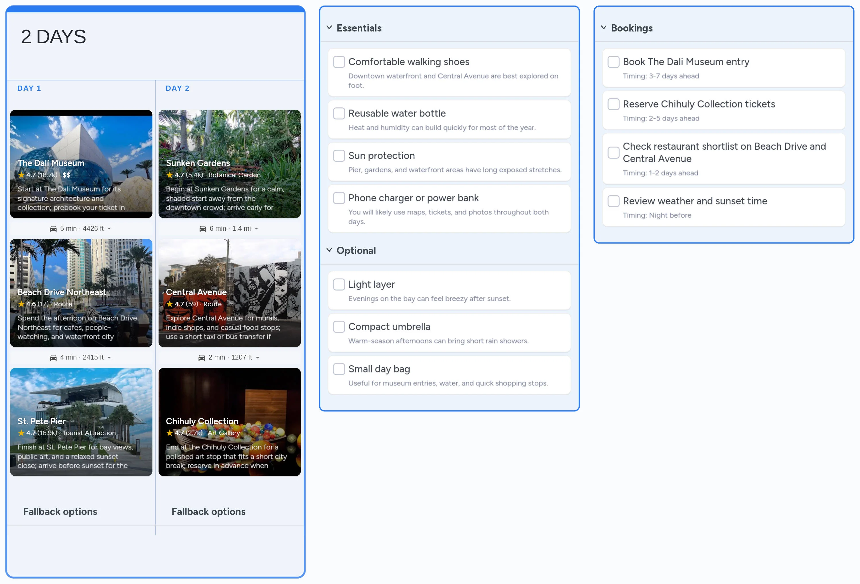 St. Petersburg template board preview