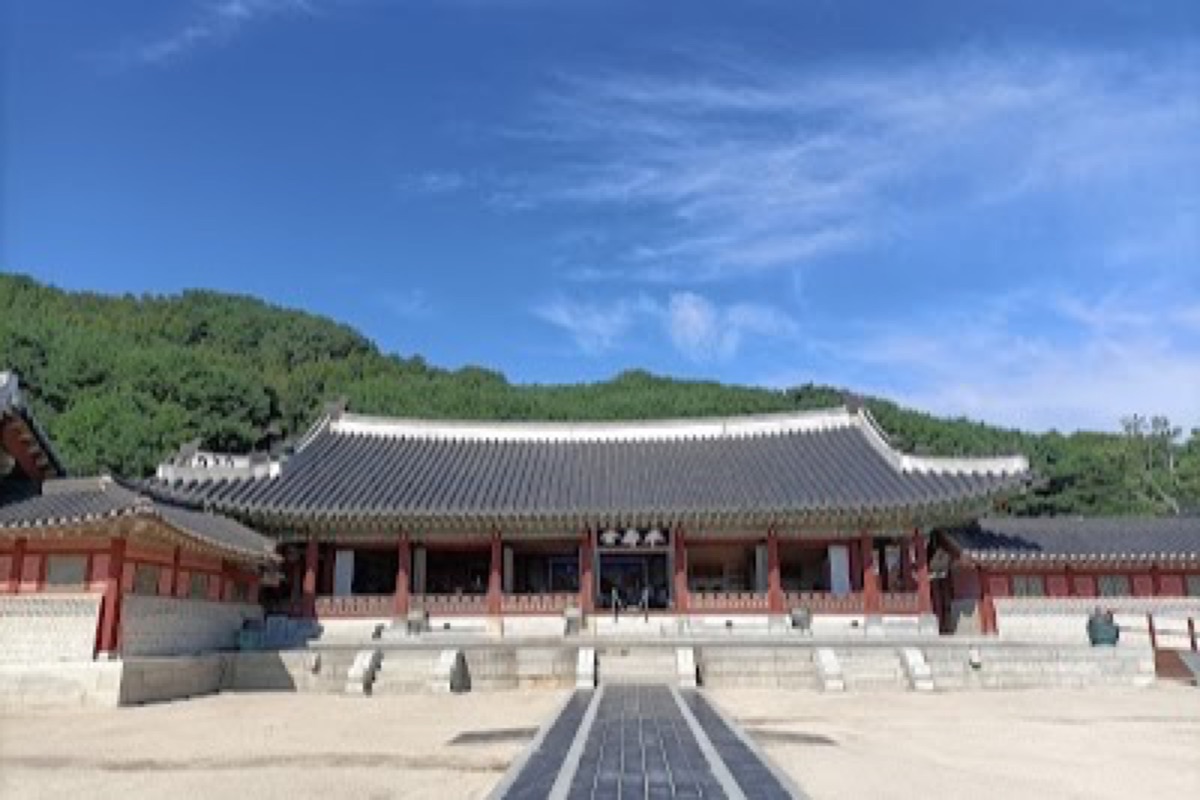 Hwaseong Haenggung Palace traditional wooden halls and courtyards inside the UNESCO fortress walls in Suwon