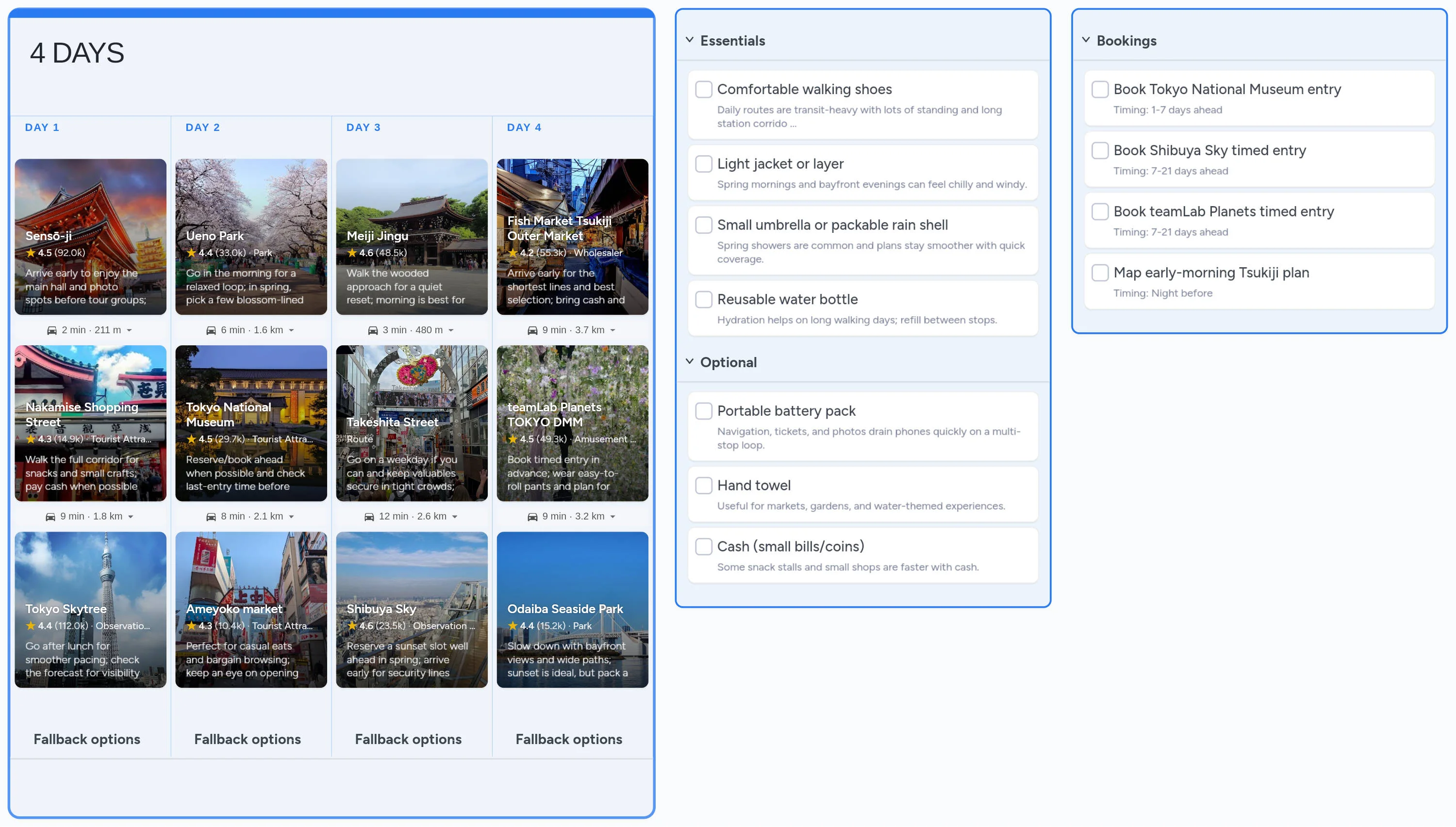Tokyo template board preview