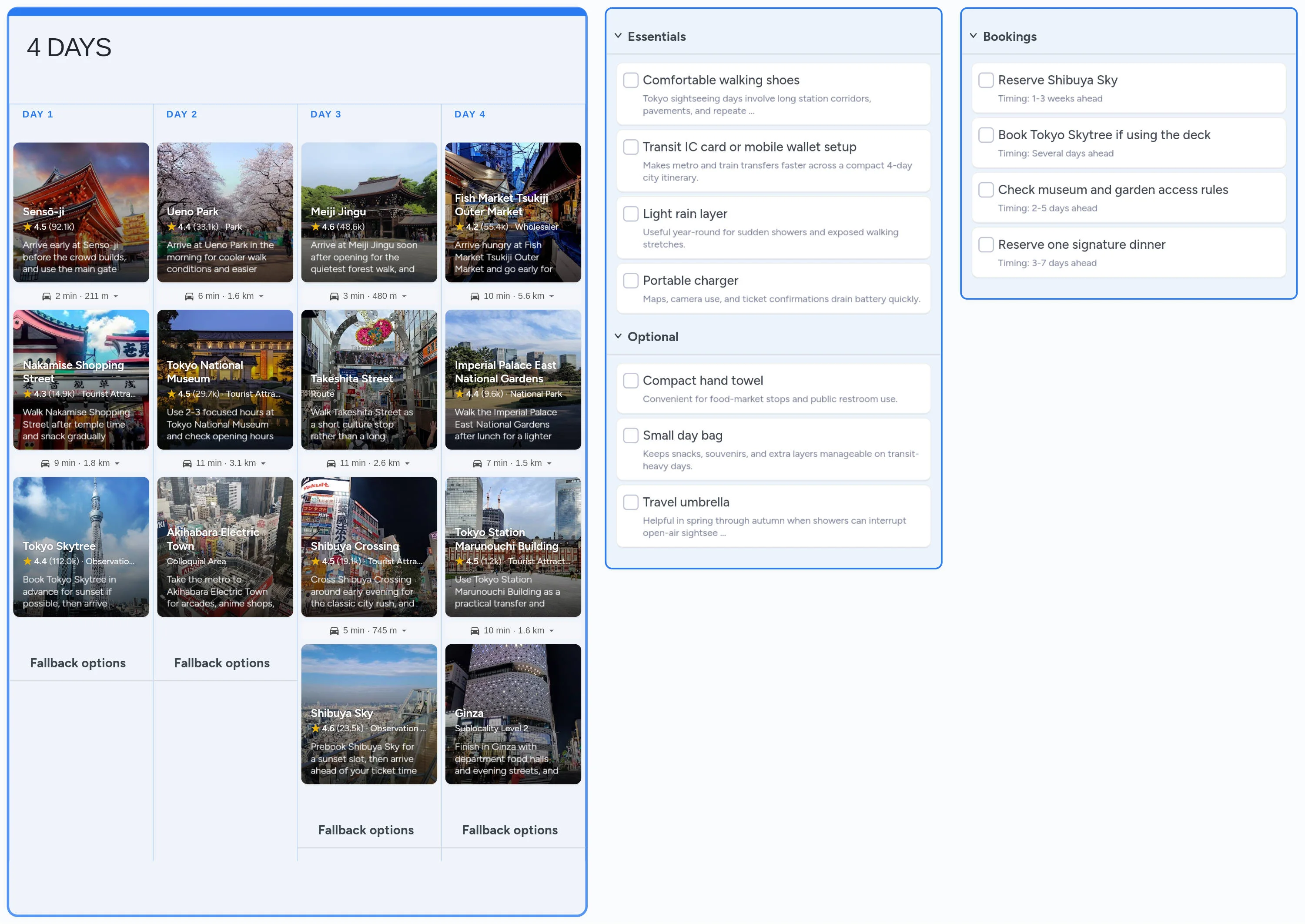 Tokyo template board preview