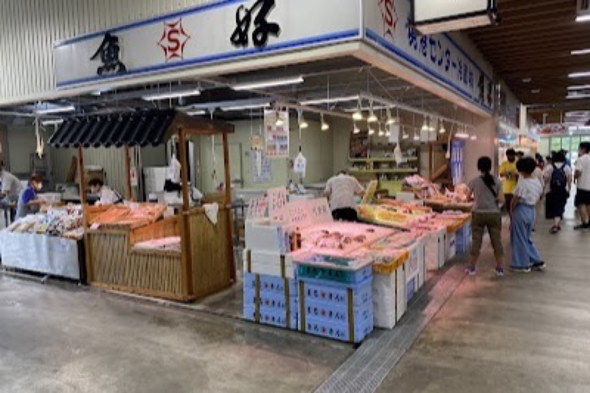 Fresh Matsuba crab and seafood bowls at Sakaiminato Fish Market on the Sea of Japan coast