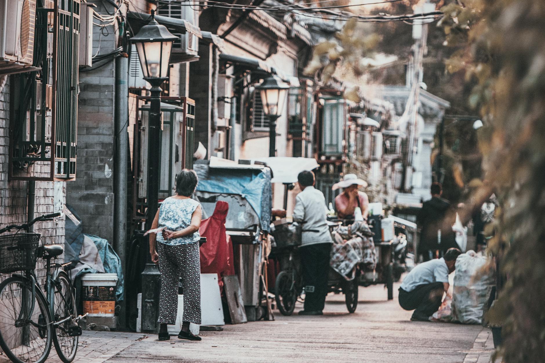 Jianghan Road Pedestrian Street in Wuhan