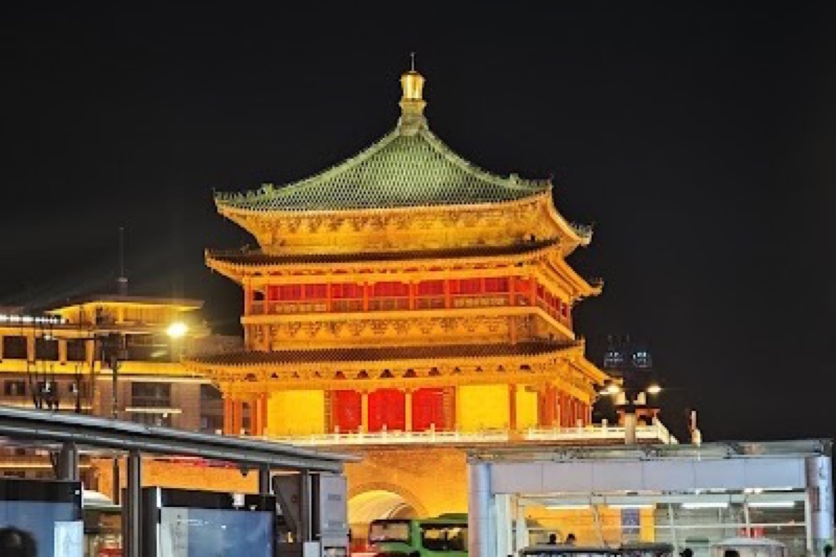 Bell Tower of Xi'an in Xi'an