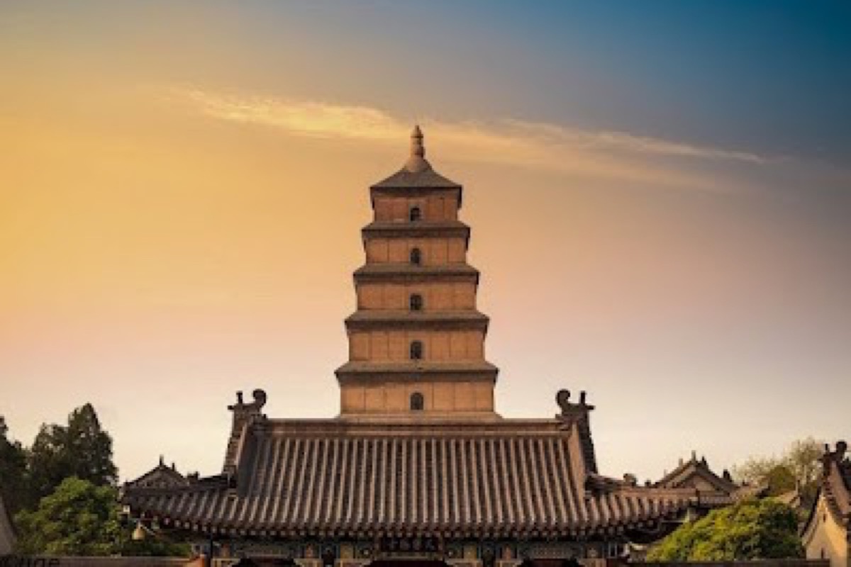 Big Wild Goose Pagoda (Dayan Ta) in Xi'an