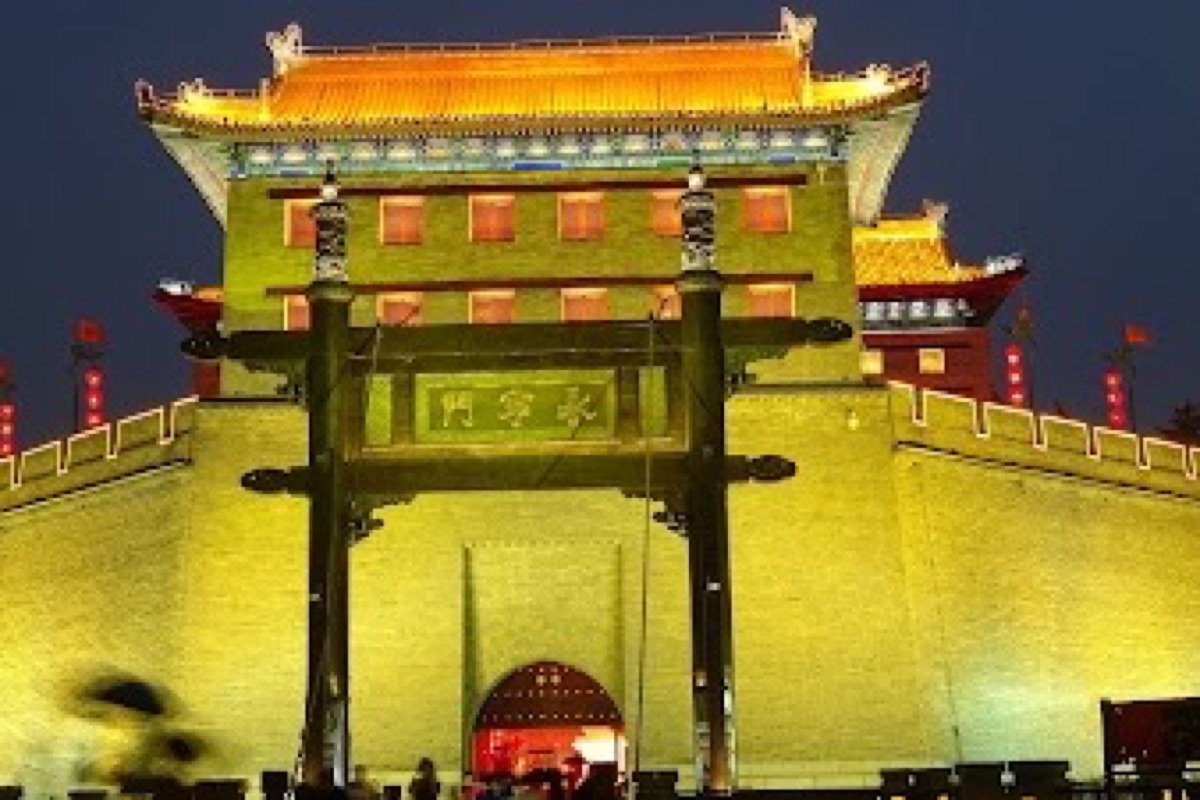 Xi'an City Wall South Gate (Yongning Gate) in Xi'an